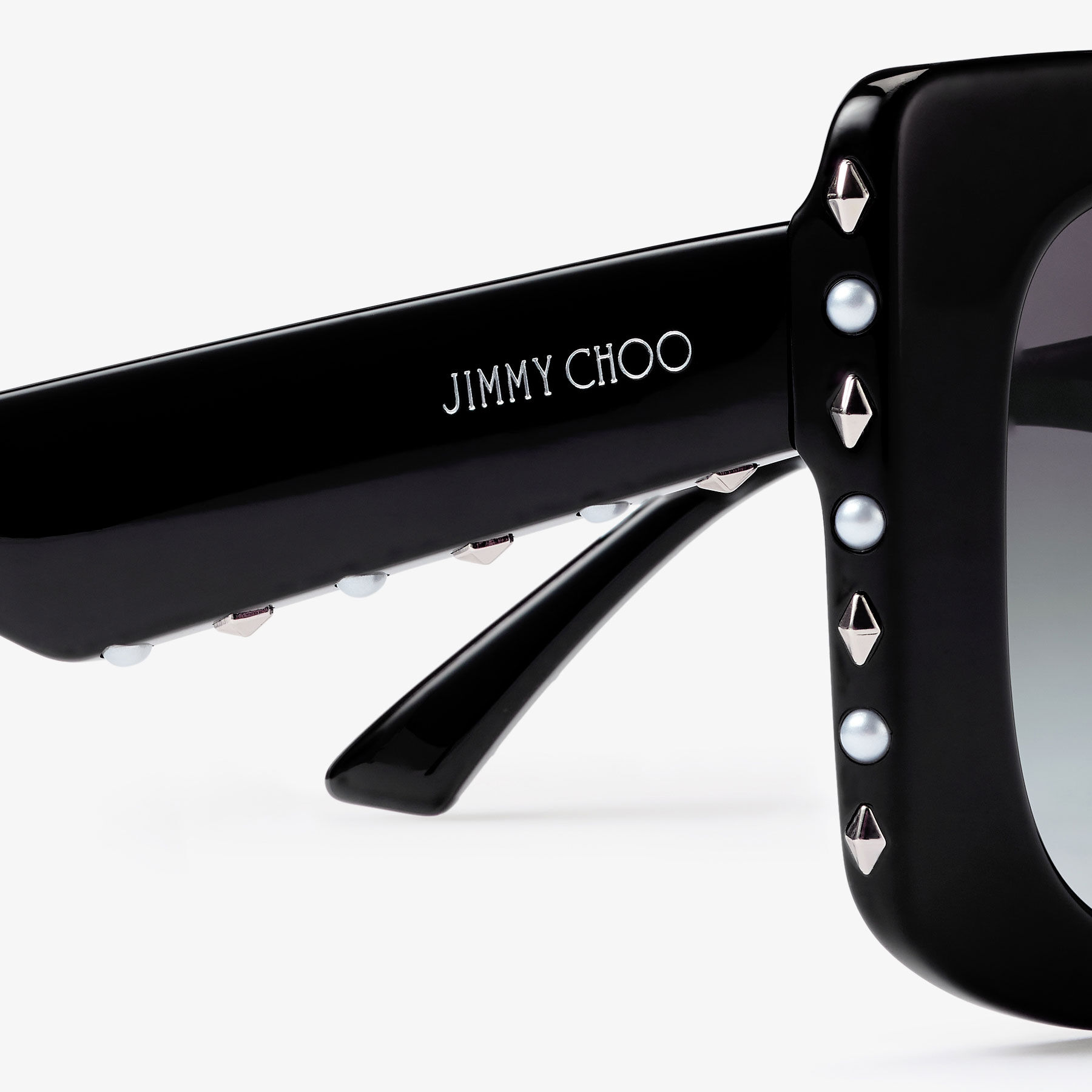 Delphie Black Butterfly Frame Sunglasses