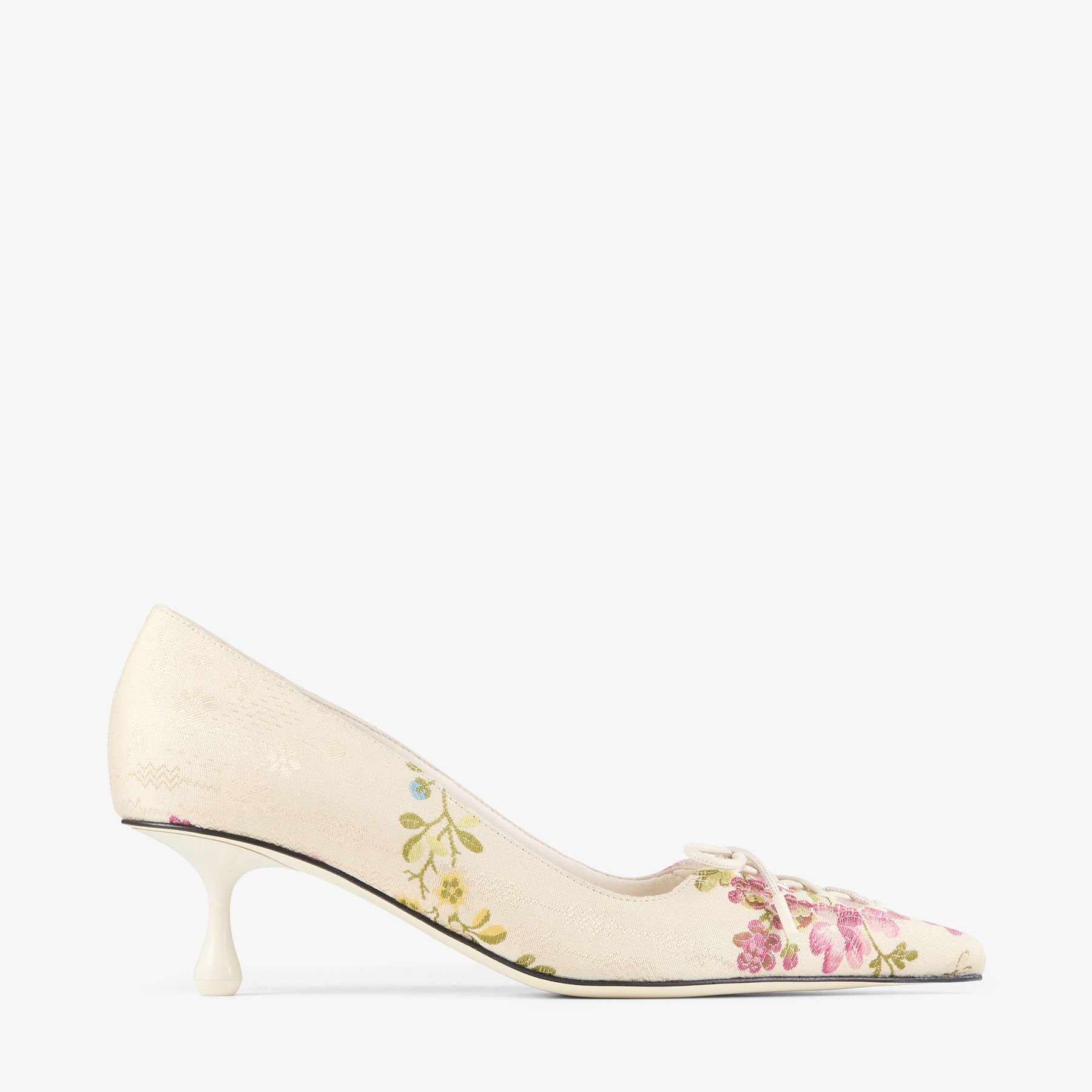 Scarlett 50 Rose Floral Jacquard Pumps