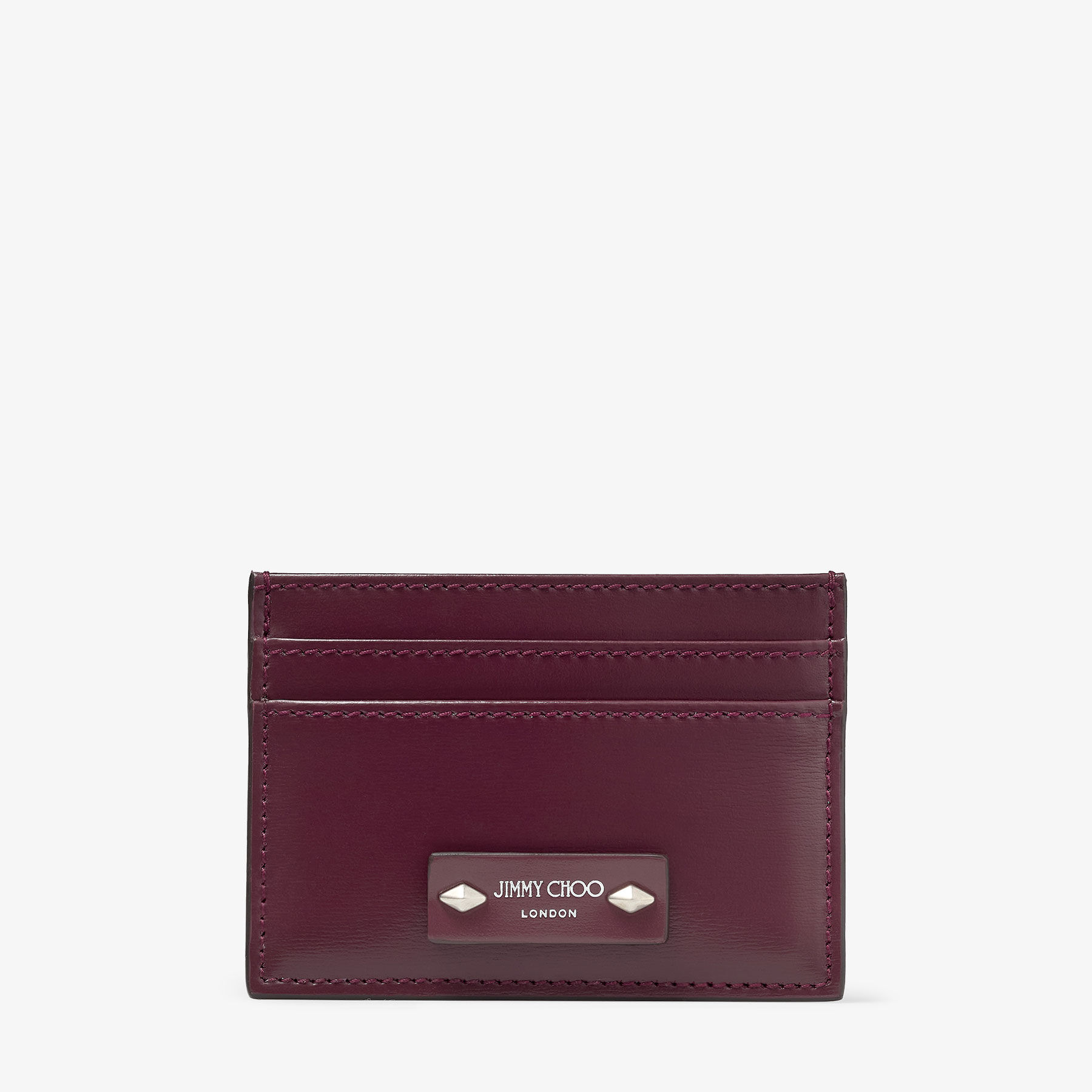 Umika Garnet Leather Card Holder
