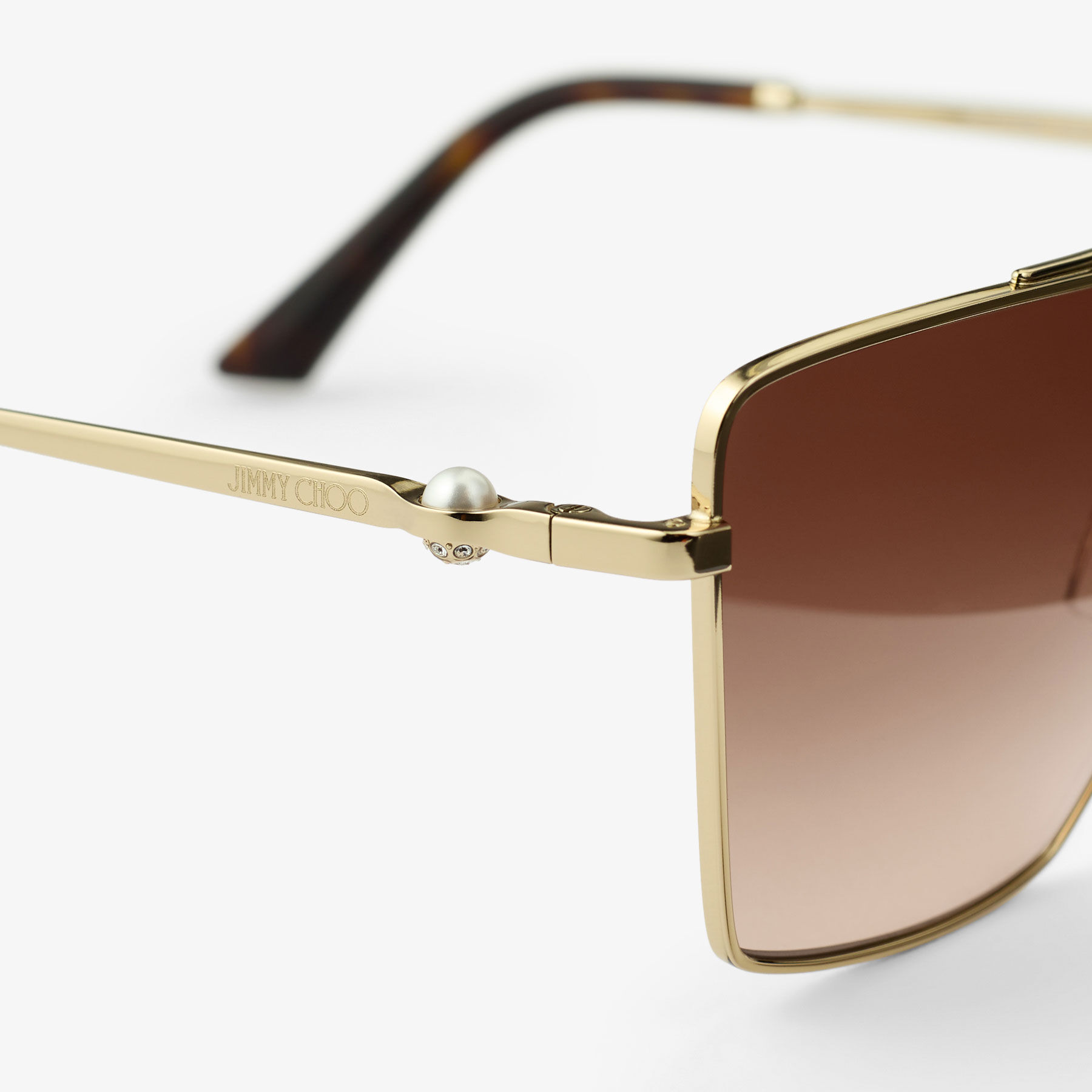 Joss  Pale Gold Square Sunglasses