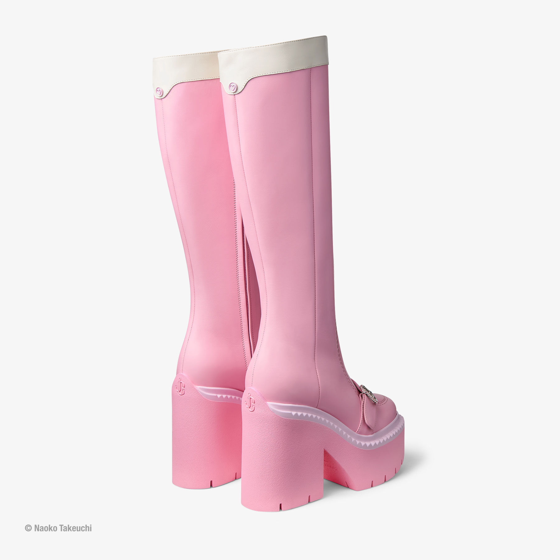 Sailor Chibi Moon Boot 120 Baby Pink Leather Boots