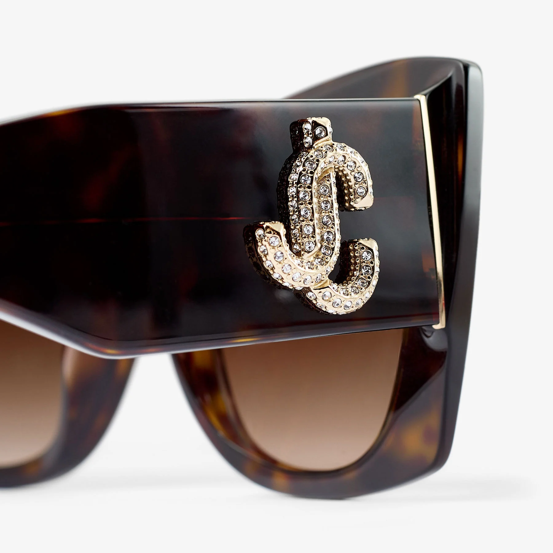 Juliana  Brown Havana Square Sunglasses