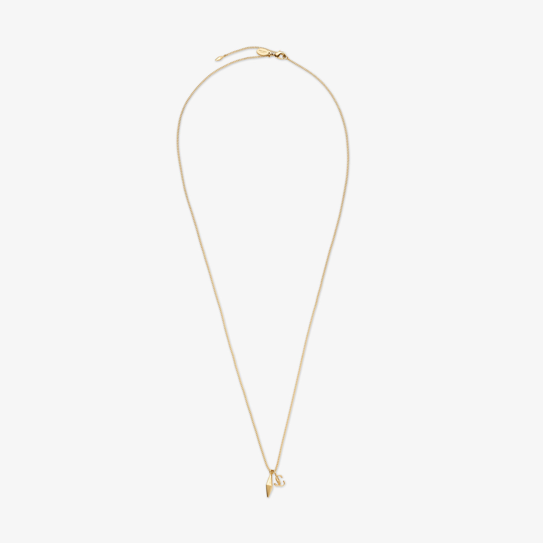 Diamond JC Chain Gold-Finish JC Chain Necklace
