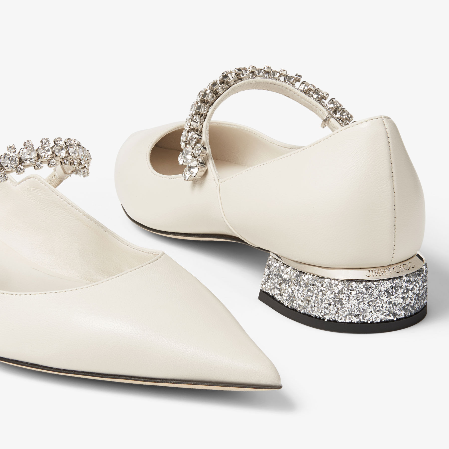 Bing Pump Flat Latte Nappa Leather Flats