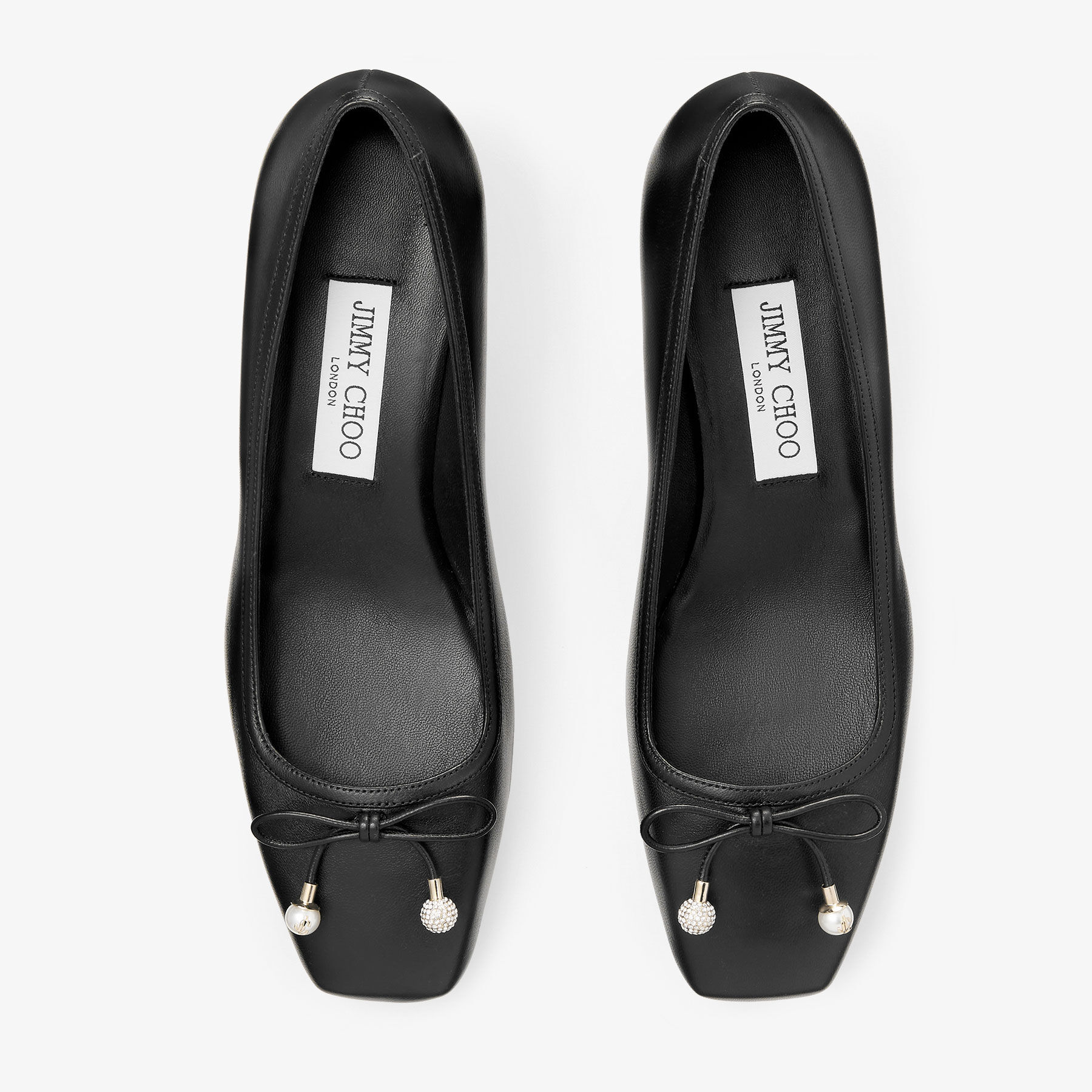 Elme 45 Black Nappa Leather Pumps