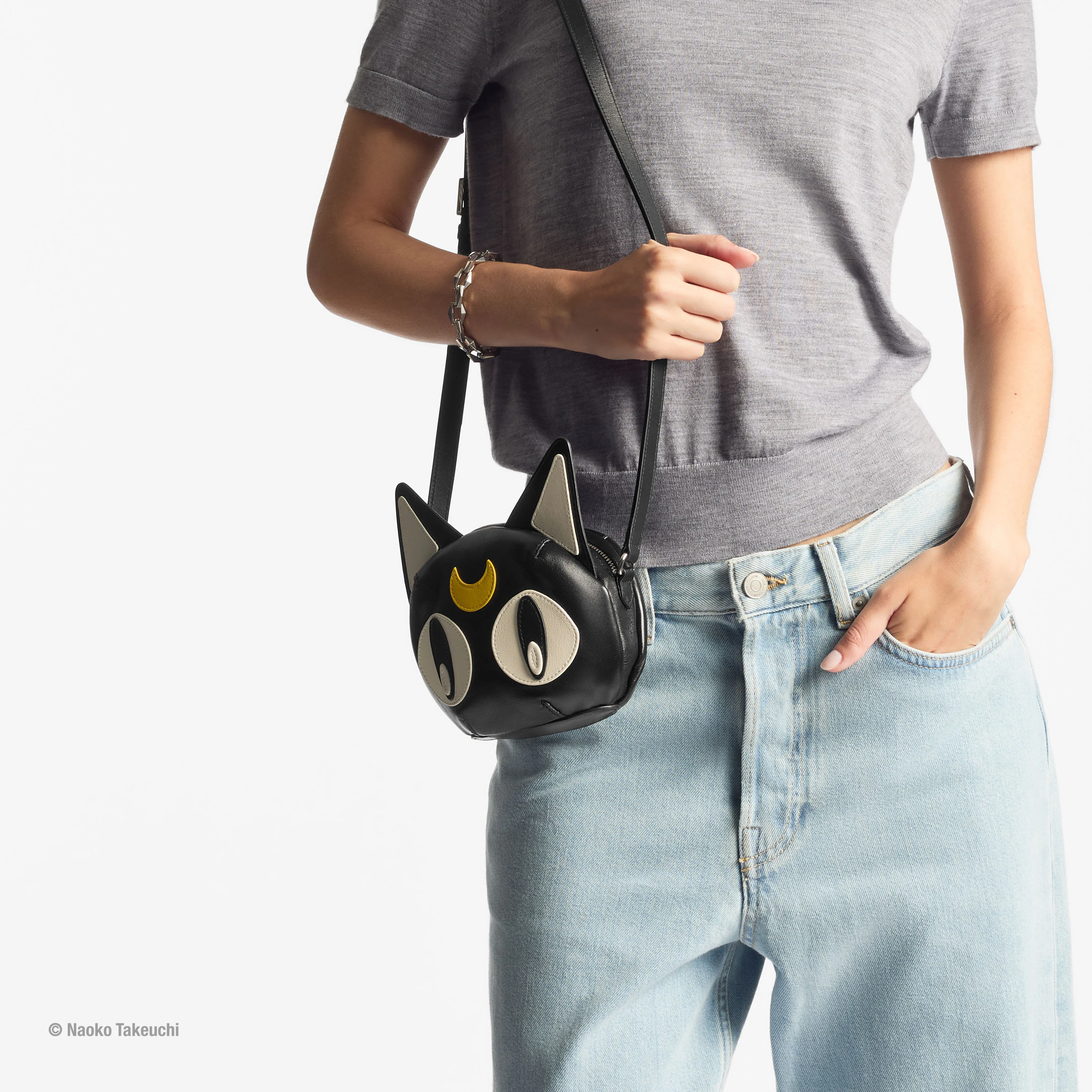 Luna Mini Bag Black Leather Mini Bag
