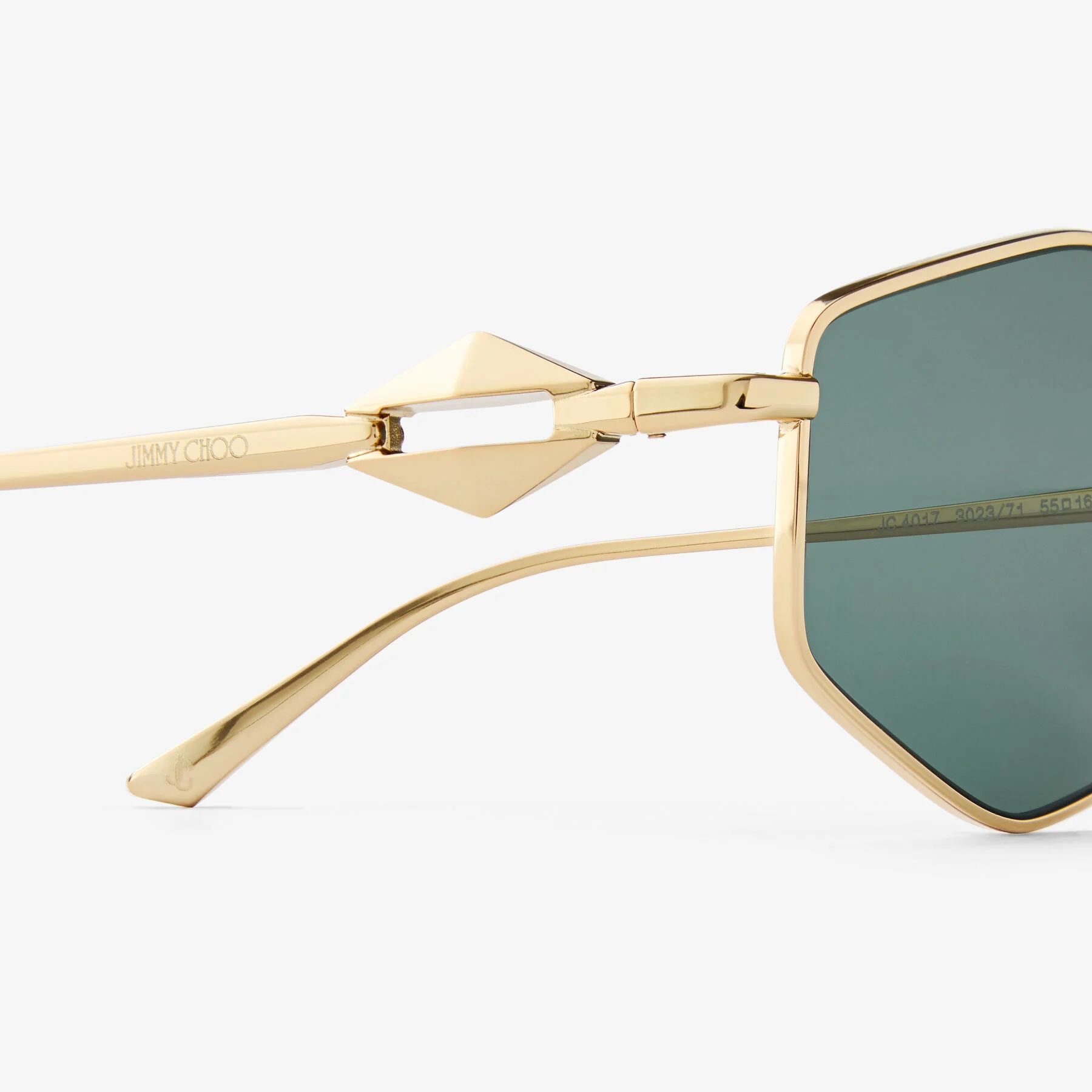 Zoey Gold Geometric Sunglasses