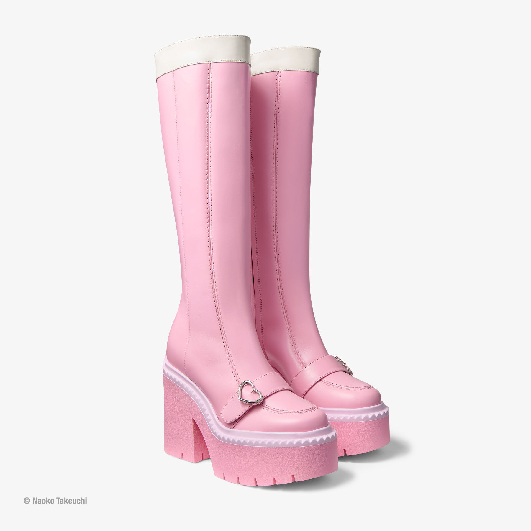 Sailor Chibi Moon Boot 120 Baby Pink Leather Boots