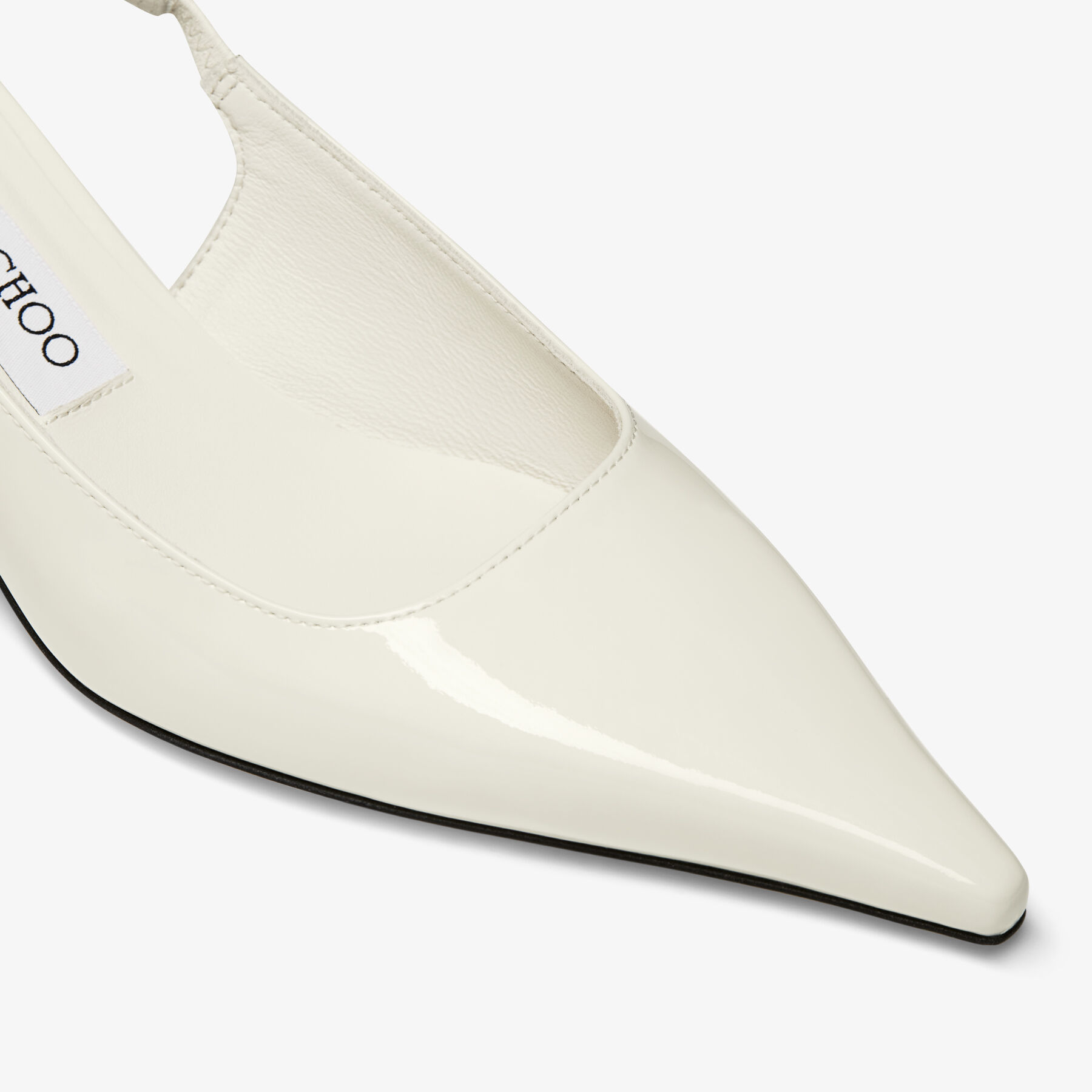 Amel 50 Latte Patent Leather Pumps