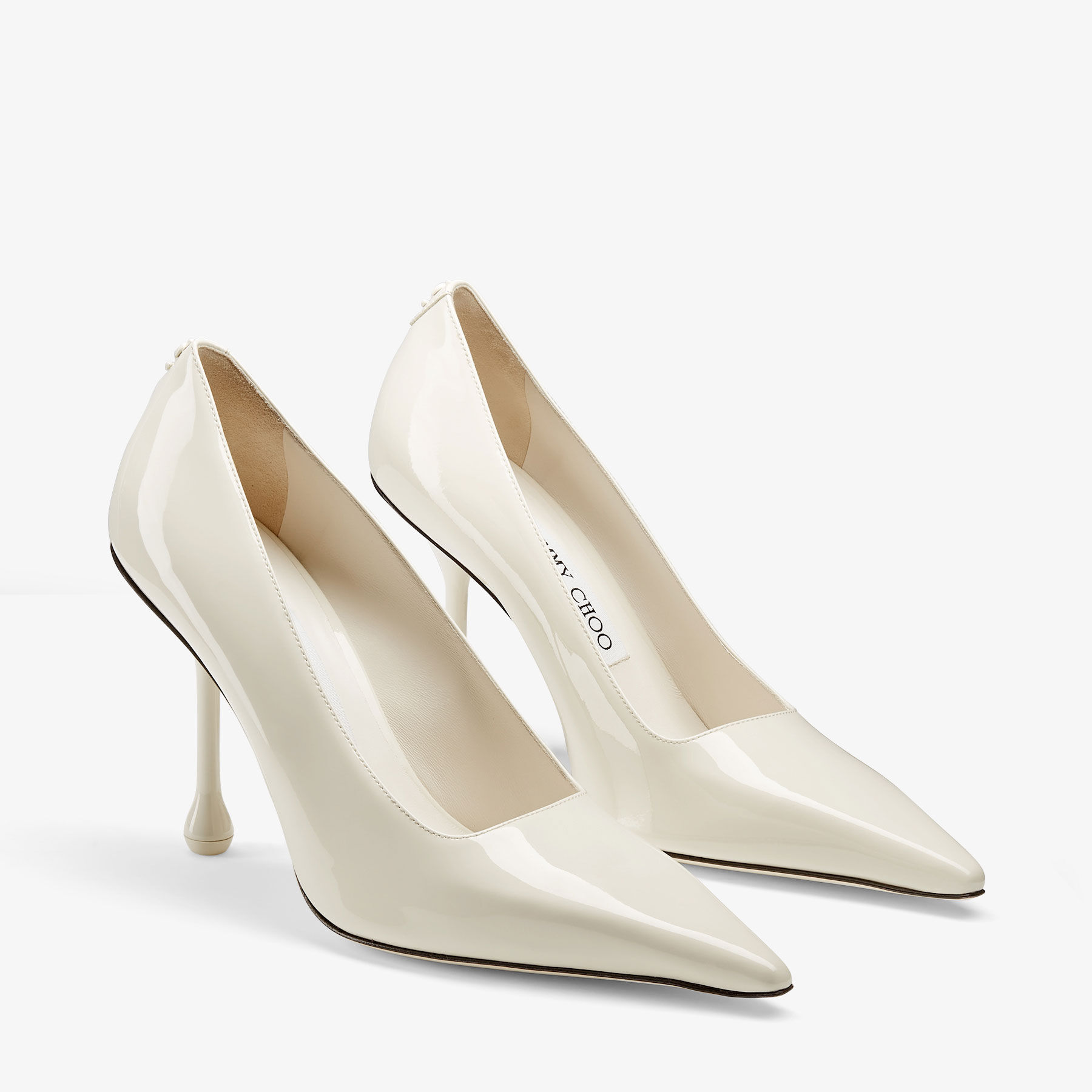 Ixia 95 Latte Patent Leather Pumps