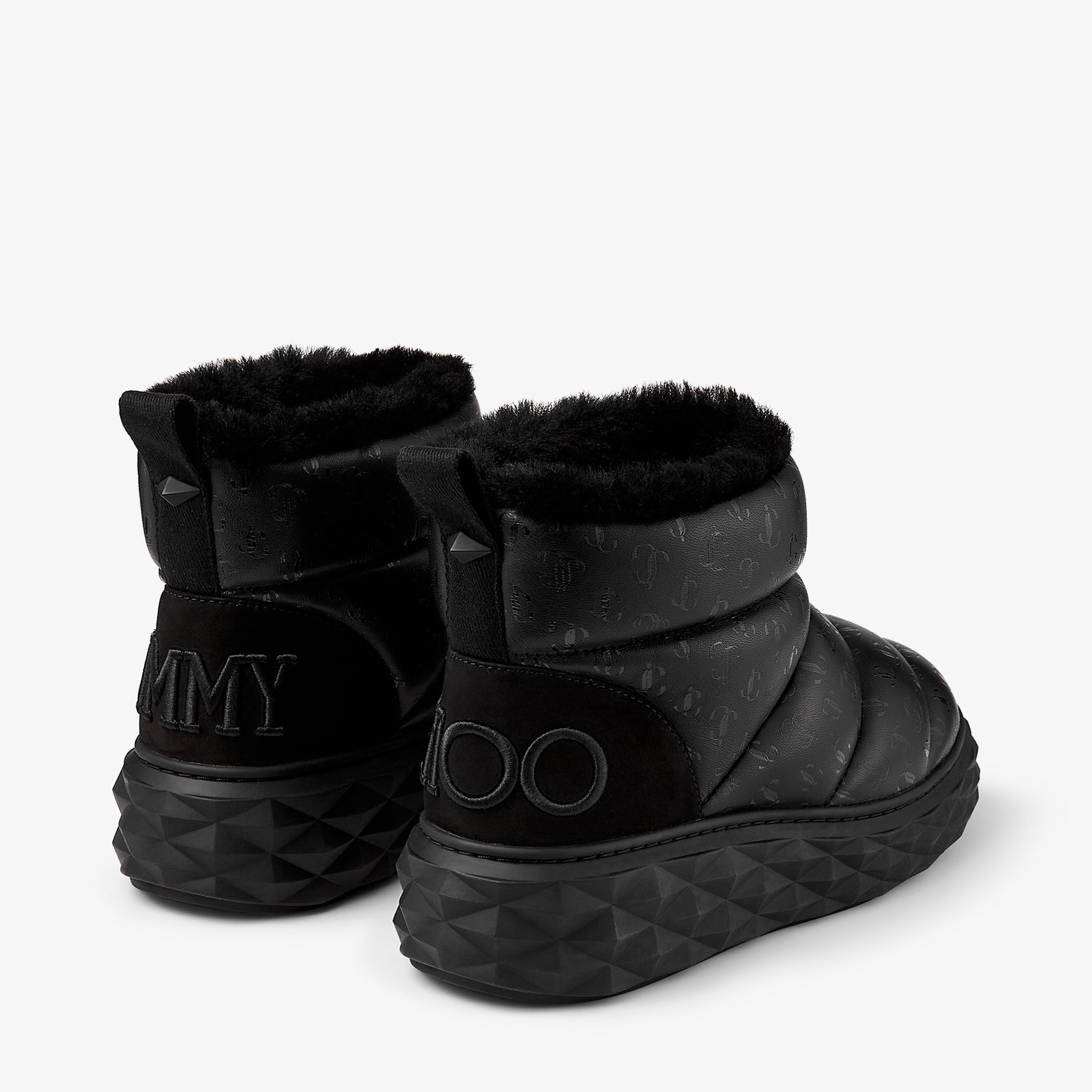 Xan Black Nappa Leather Boots