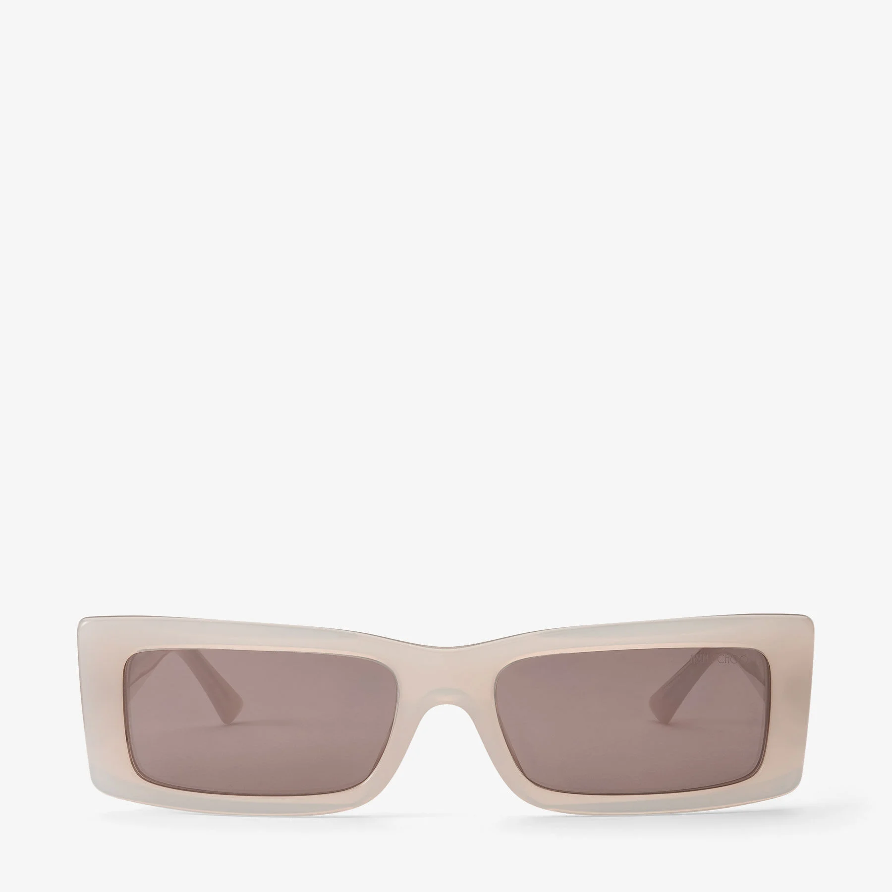 Lennon Opal Taupe Rectangular Sunglasses