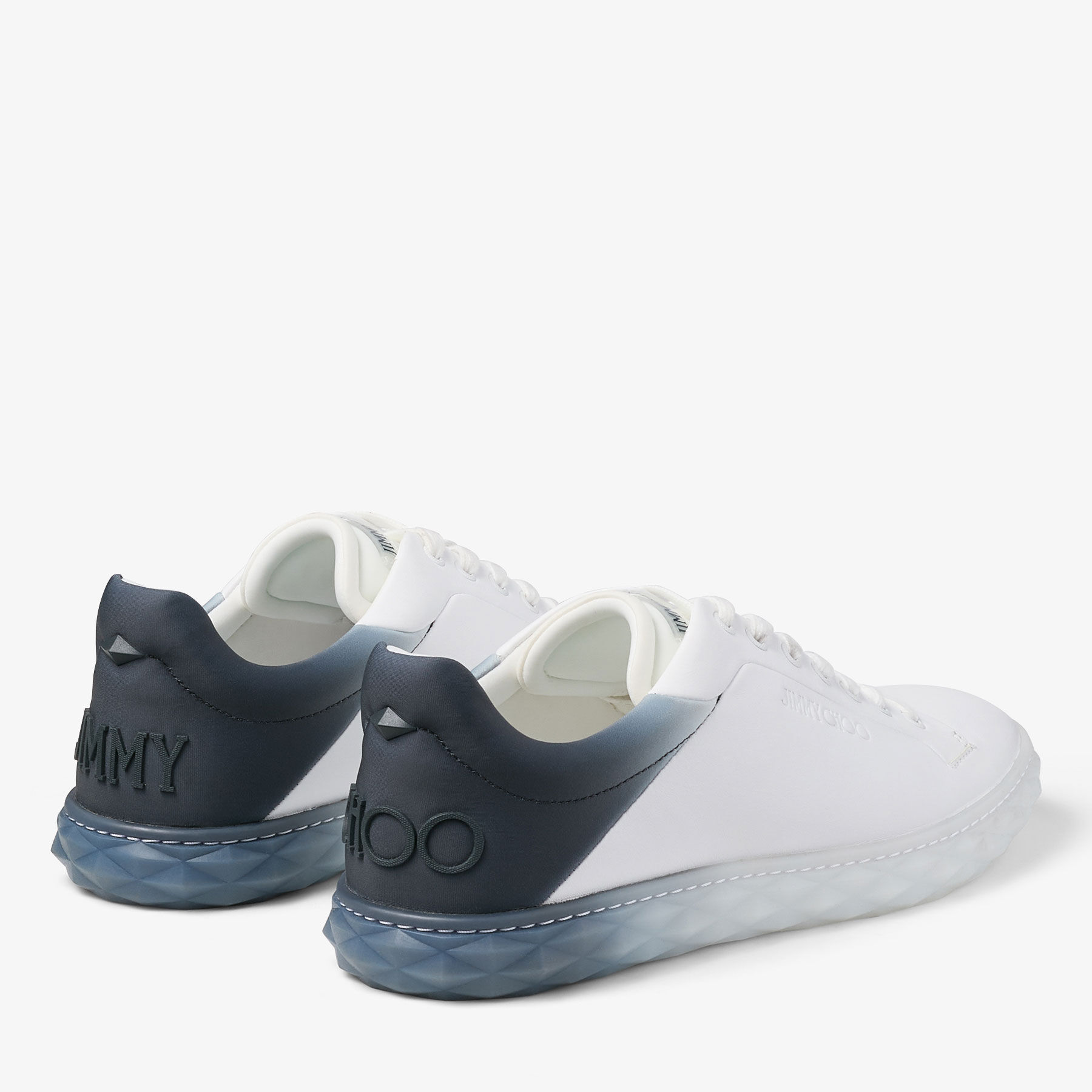 Diamond Light M II  White Leather Trainers