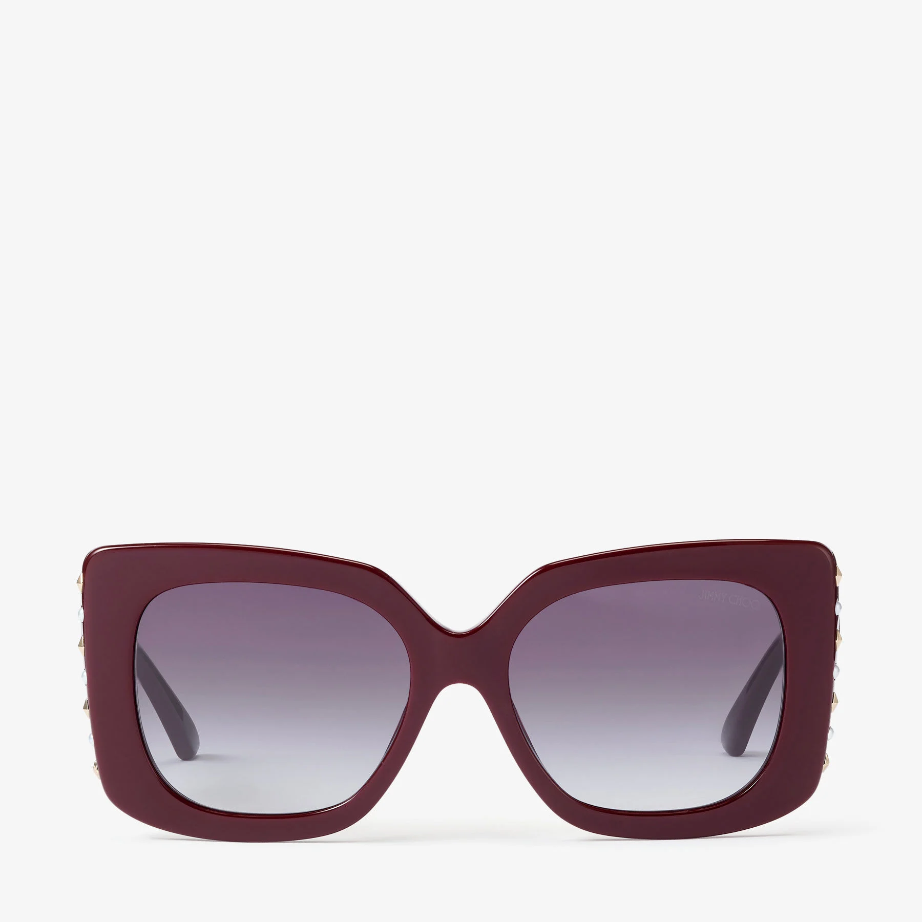 Delphie Red Butterfly Frame Sunglasses