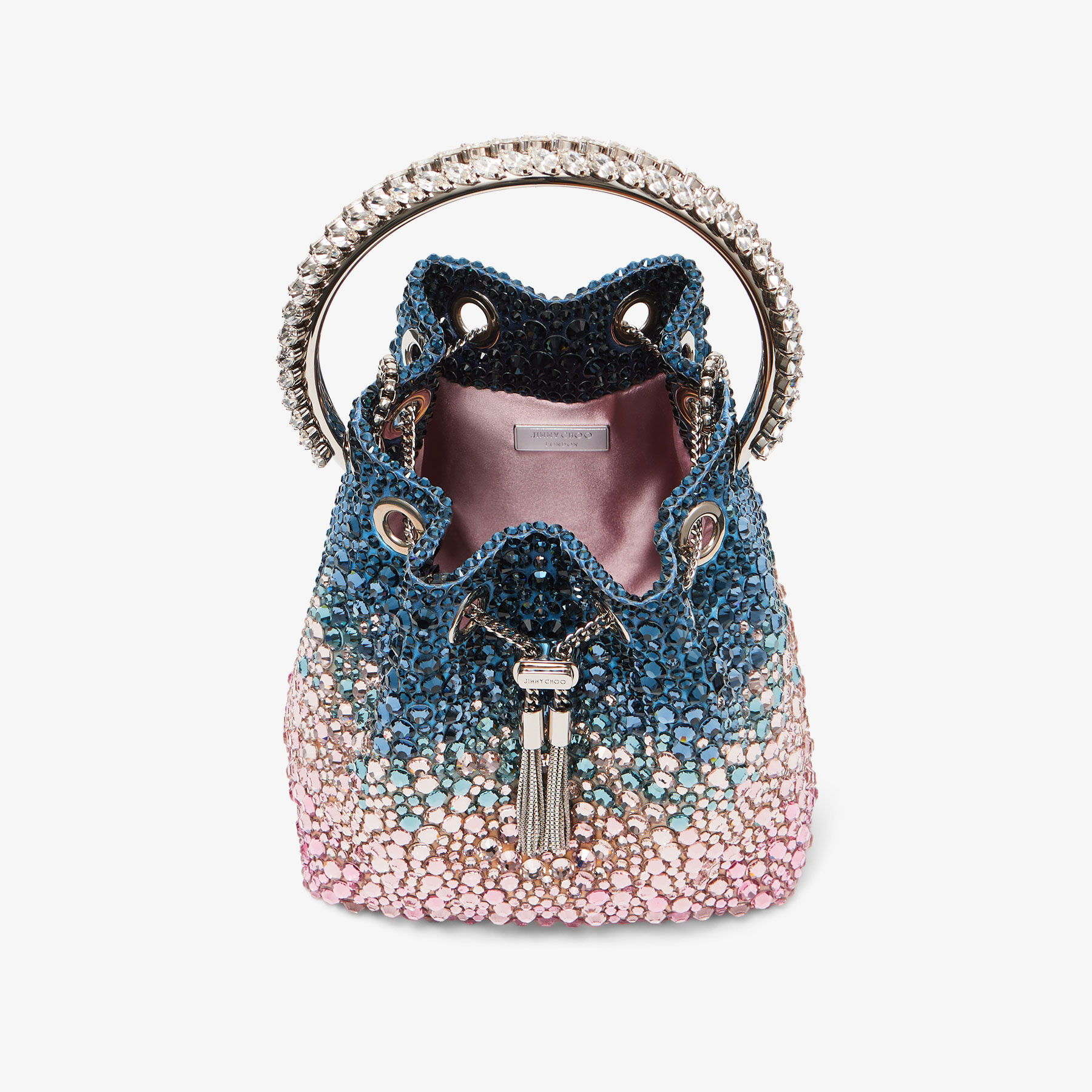 Bon Bon Sunrise Satin Crystal Bag