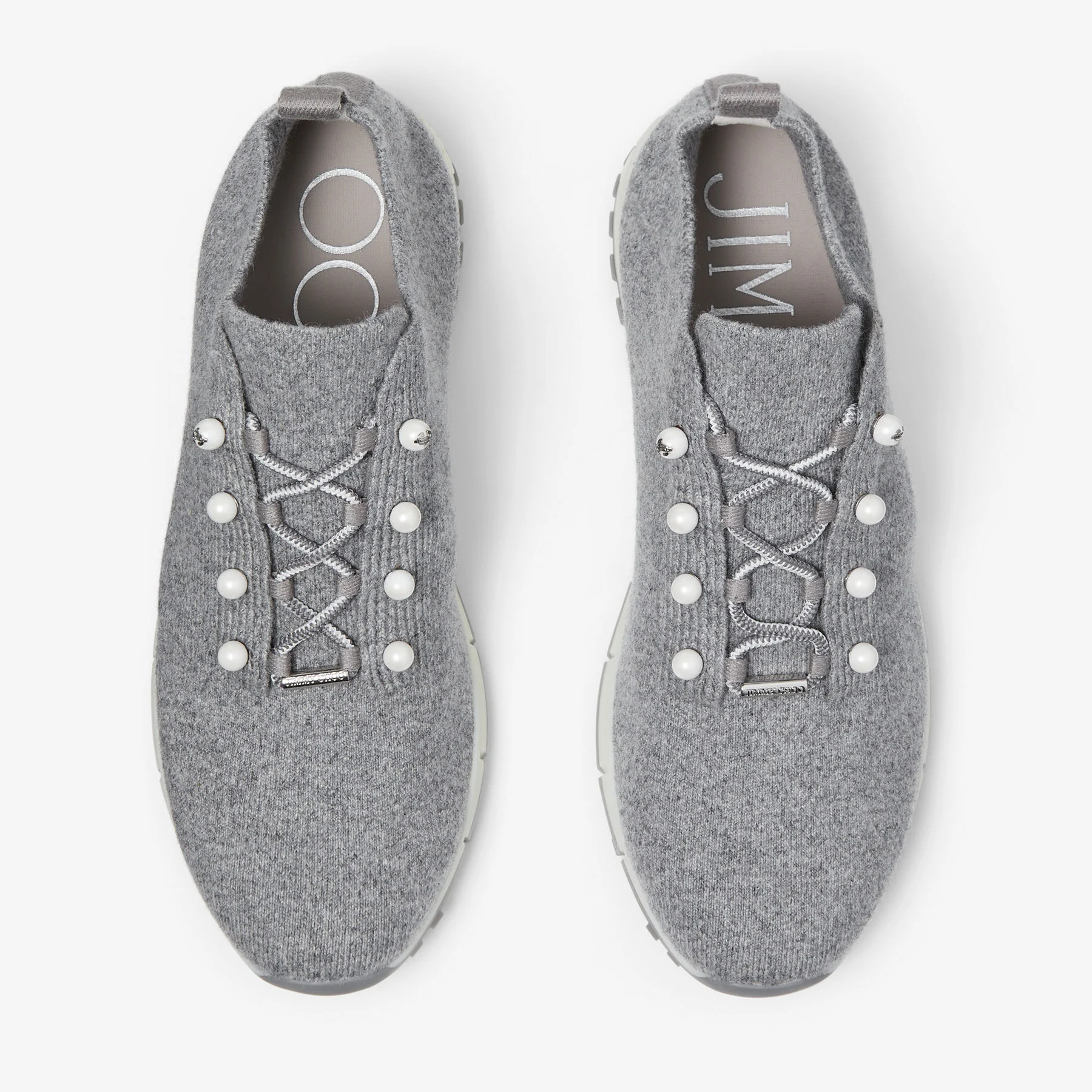 Veles Ash Cashmere Knit Trainers