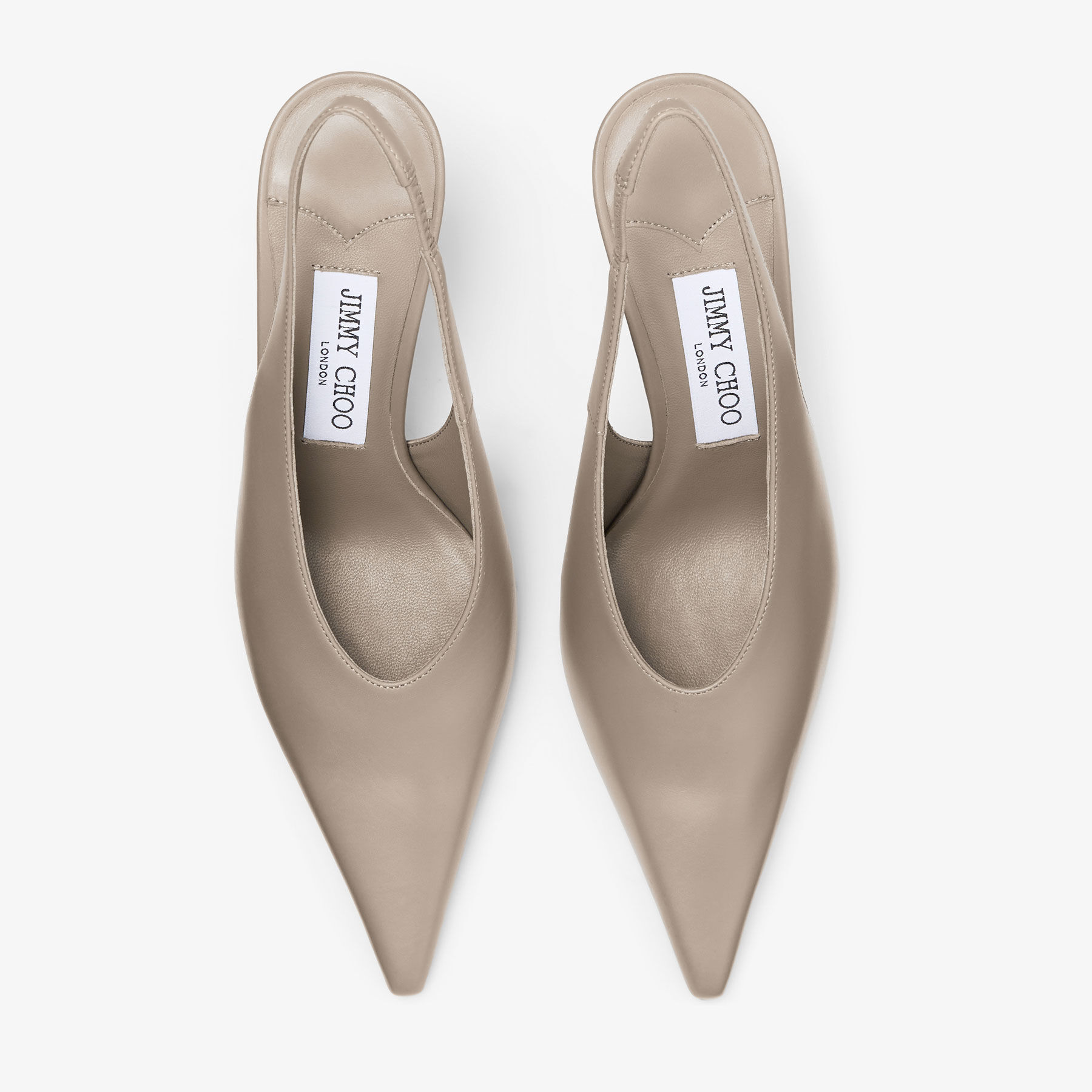 Isa 95 Taupe Leather Pumps