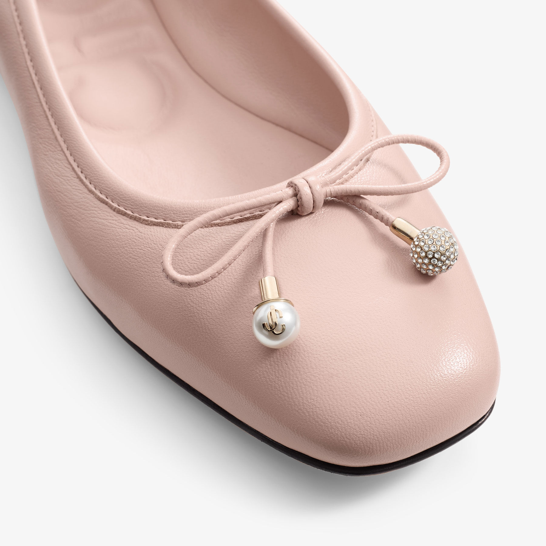 Elme Flat Macaron Nappa Leather Flats