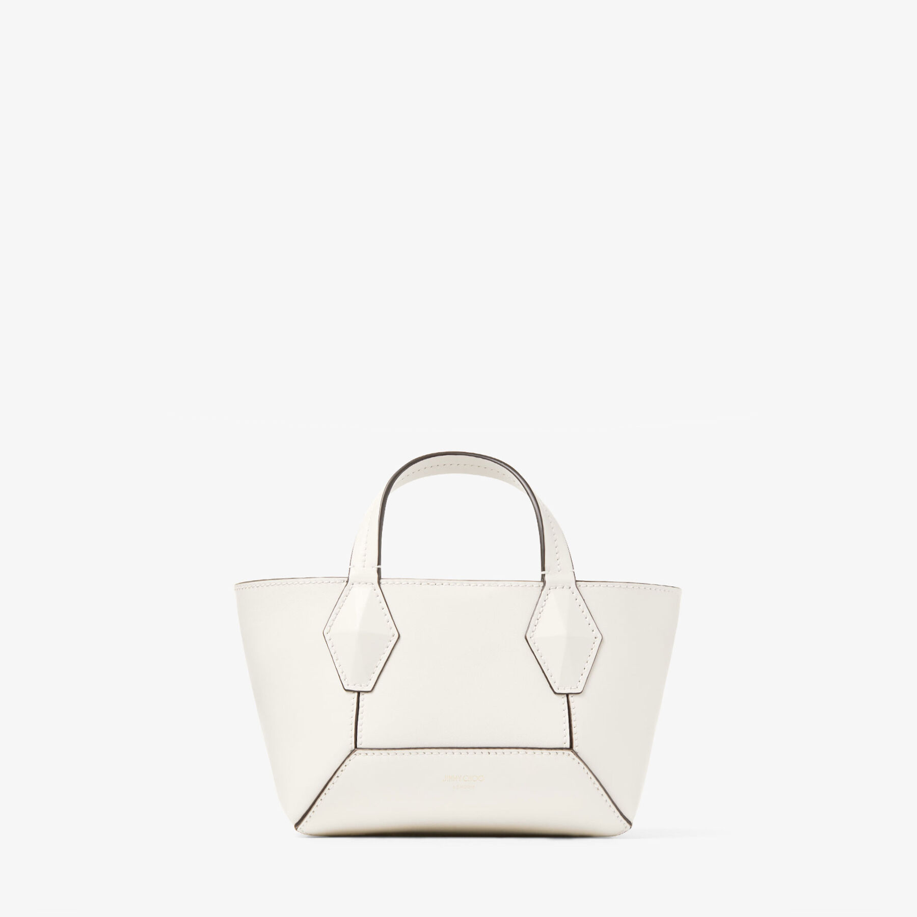 Diamond Tote XS Latte Leather Mini Tote Bag