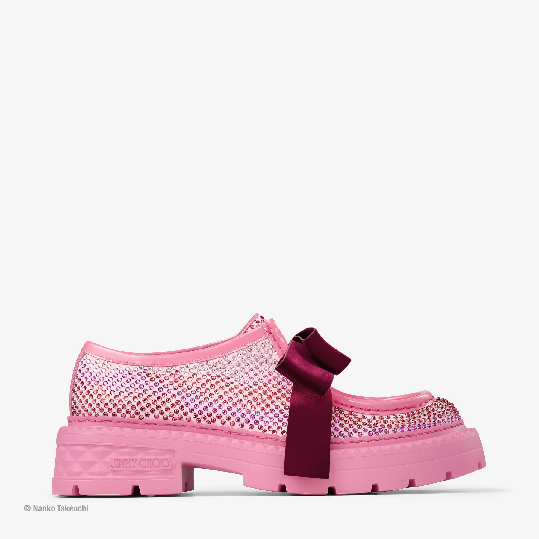 Super Sailor Moon Marlow Moccasin Pink Crystal Loafers