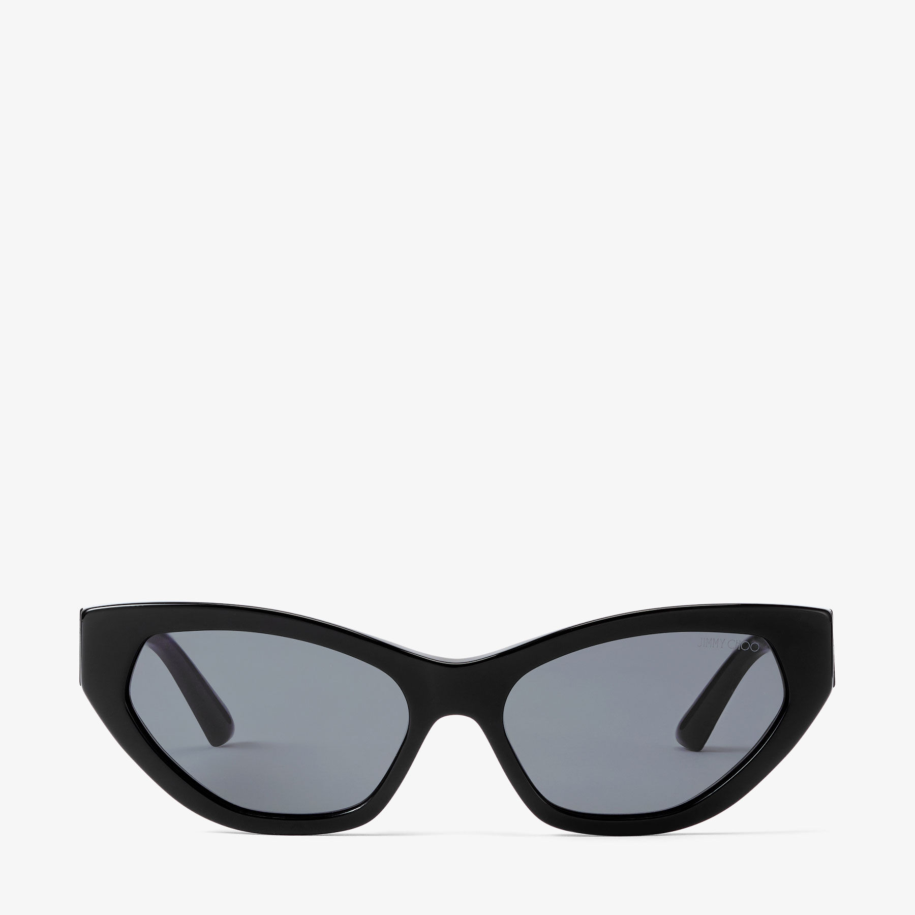 Leyla Black Cat Eye Sunglasses