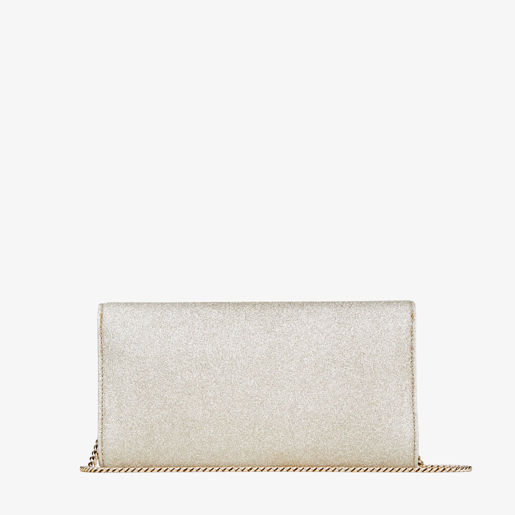 Emmie Platinum Ice Dusty Glitter Clutch Bag