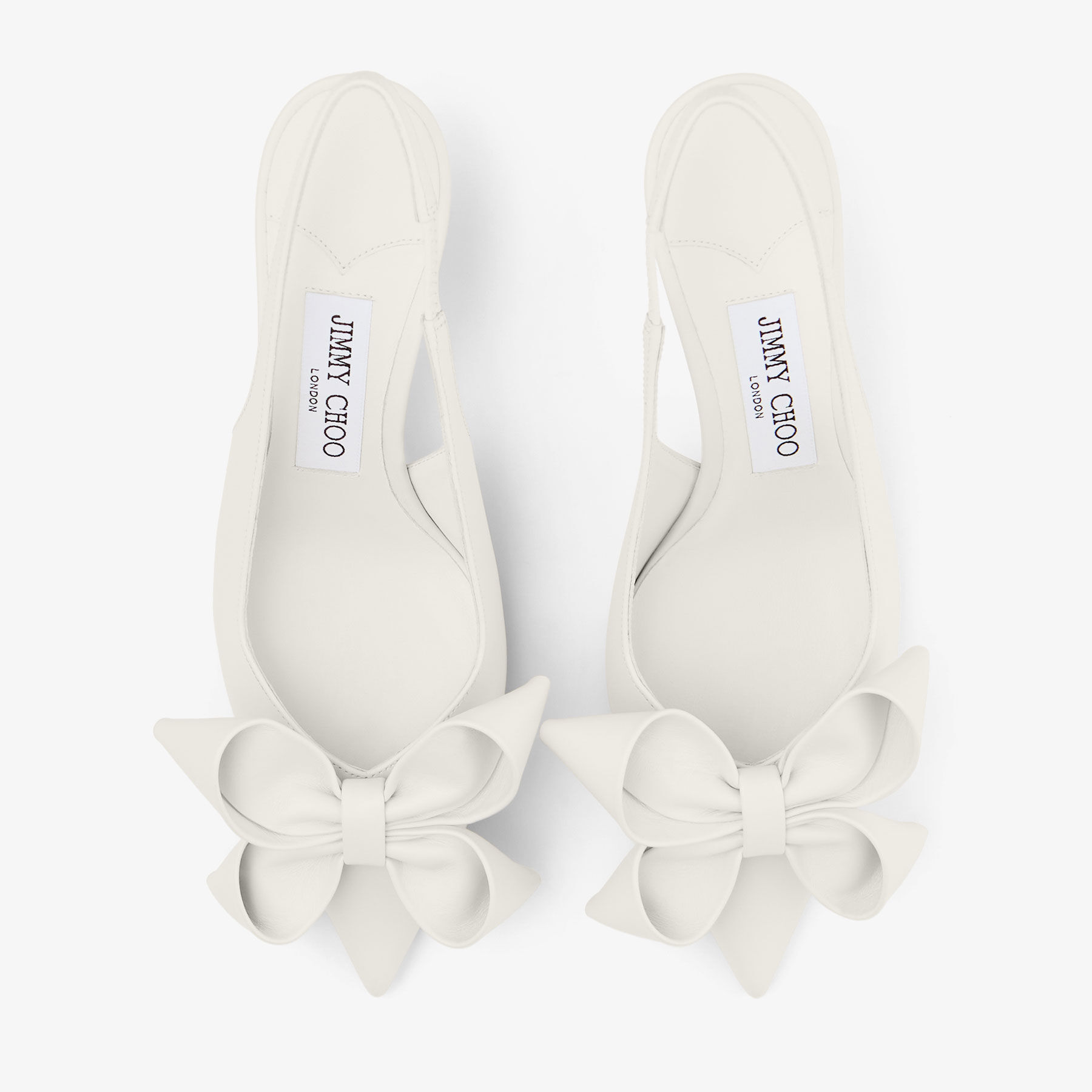 Staz Slingback 70 Latte Leather Pumps