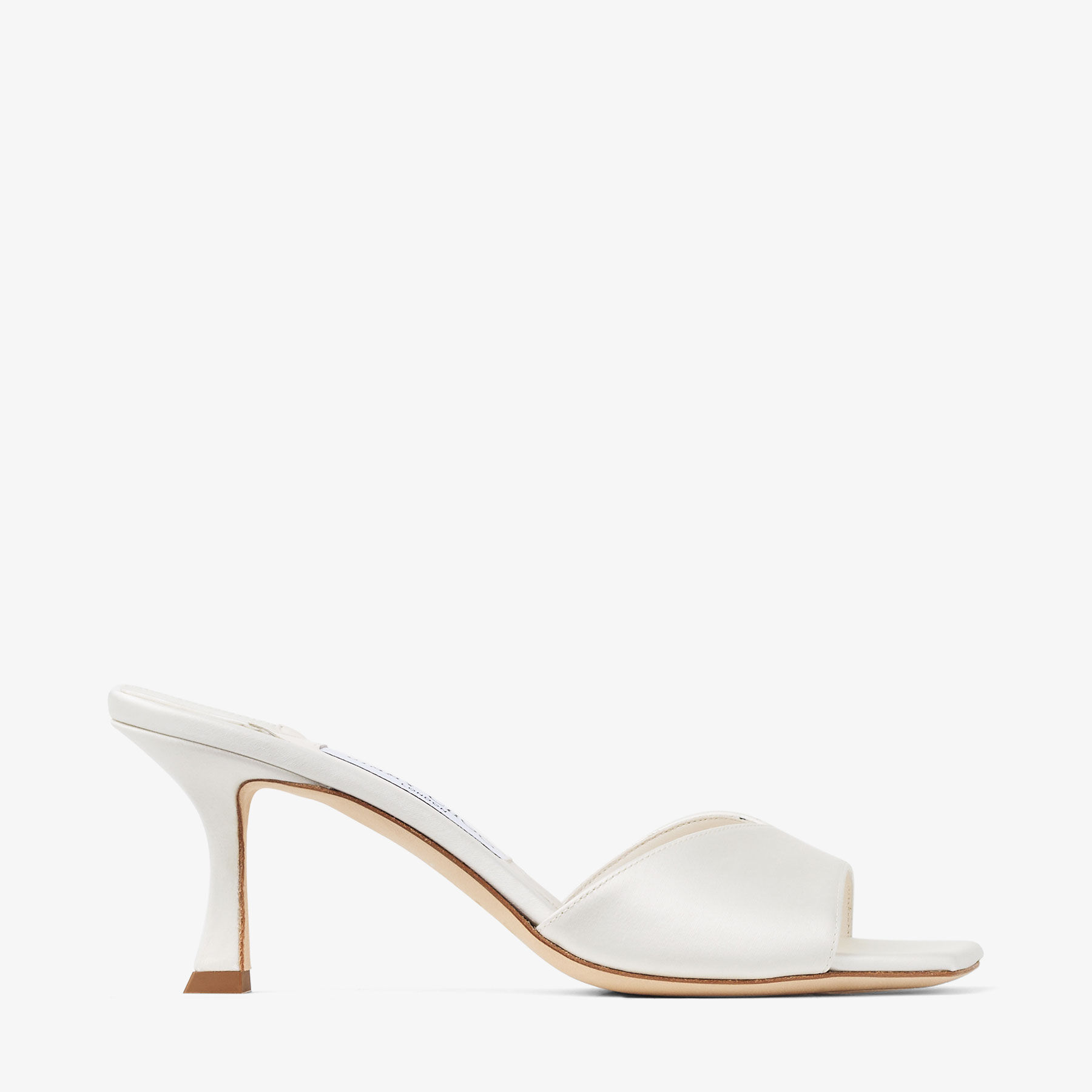 Skye 70 Ivory Satin Sandals