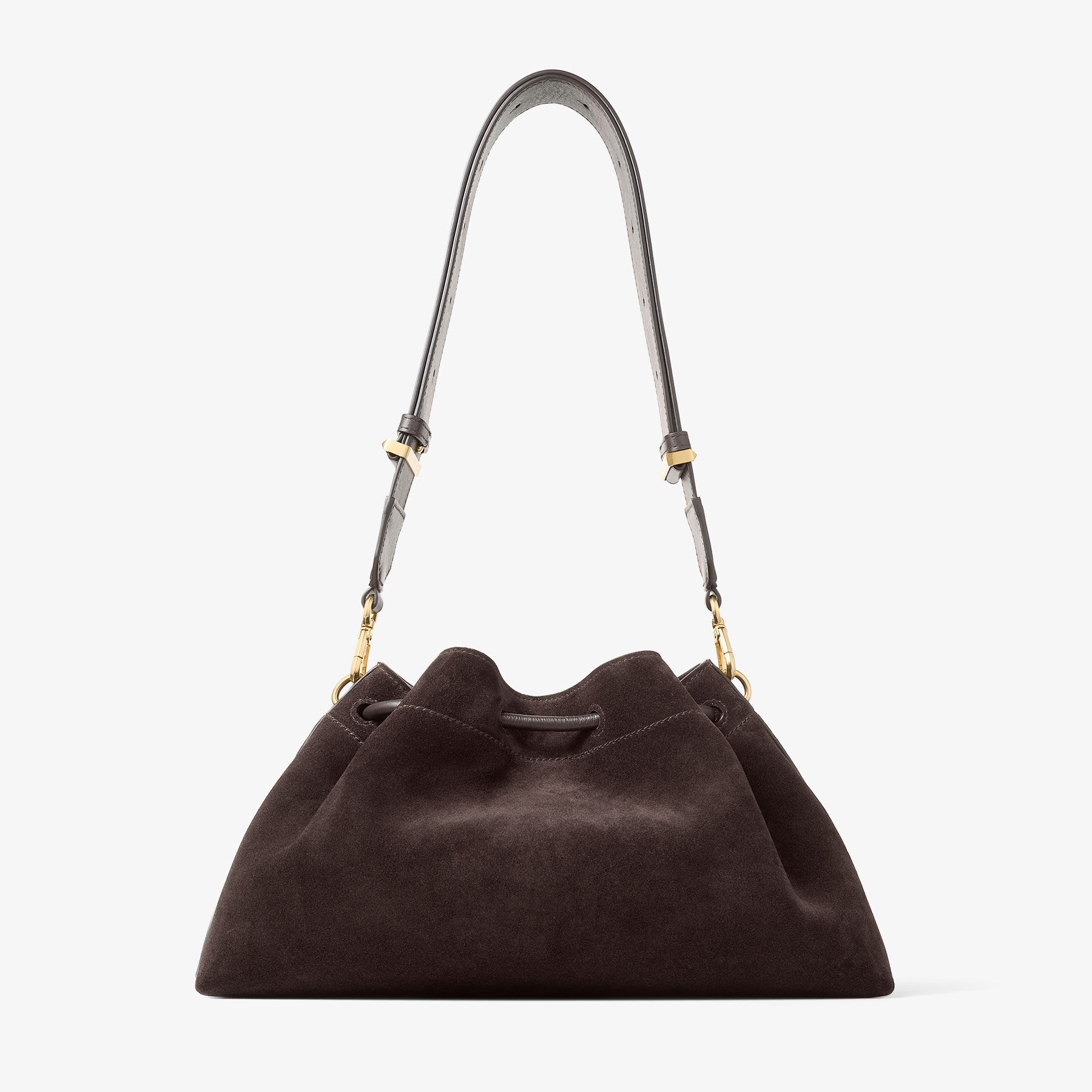 Cinch M Coffee Suede Shoulder Bag