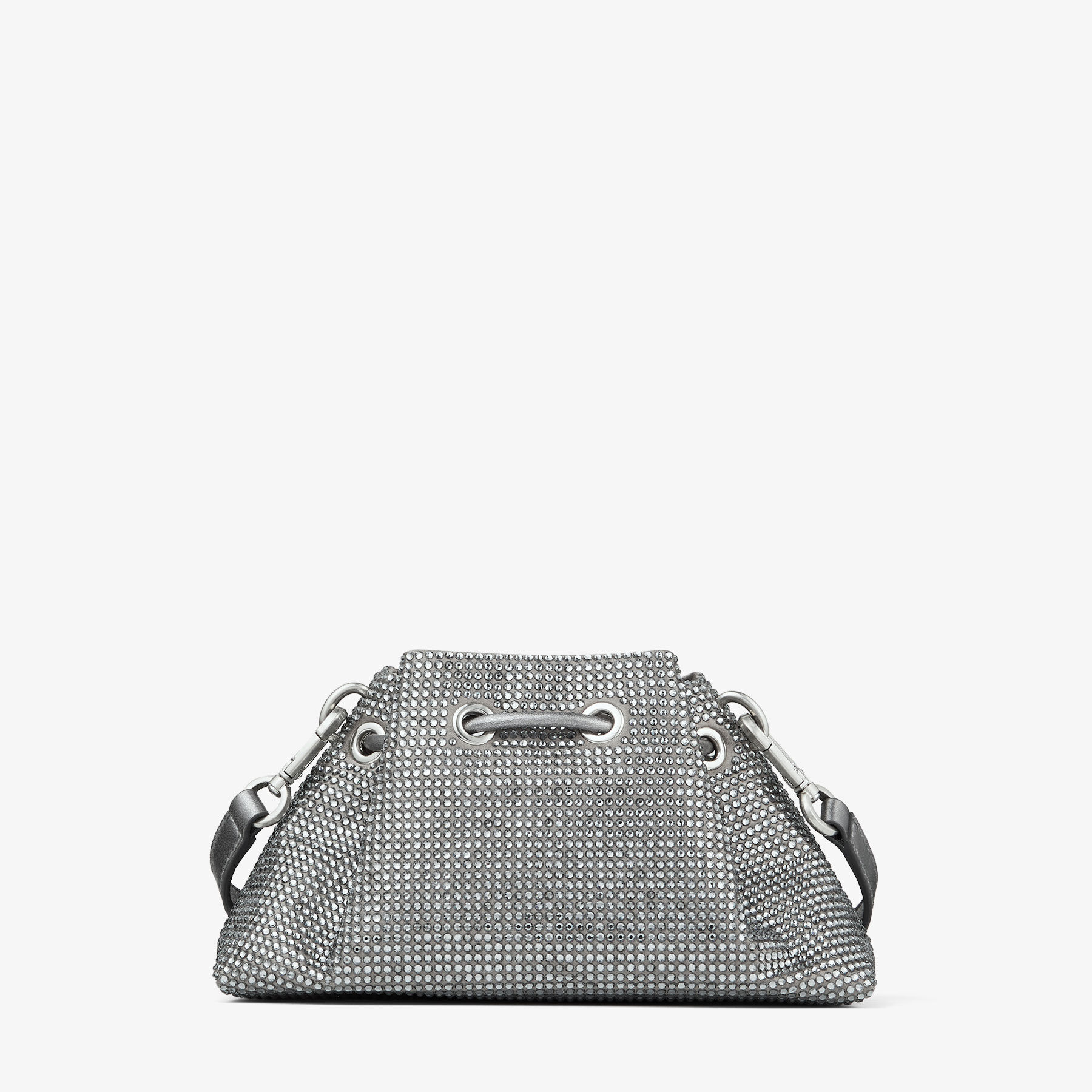 Cinch S Ash Satin Crystal Bag