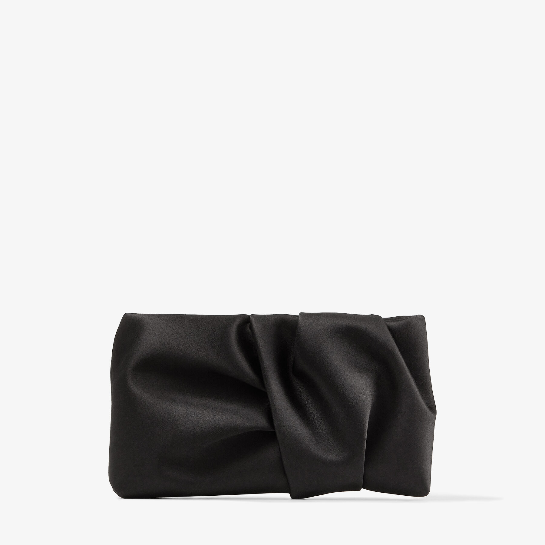 Bonny Clutch Black Satin Clutch Bag