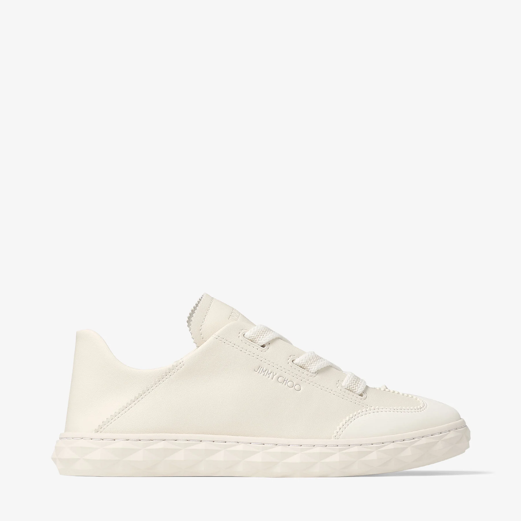Diamond Light Flex F Latte Leather Trainers