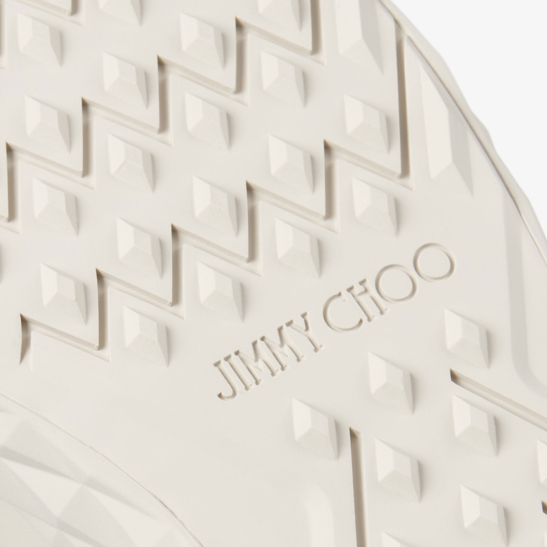 Jimmy Choo / Malbon 2.0 Diamond F  Latte Leather and Malbon Pink Trainers with Detachable Kiltie