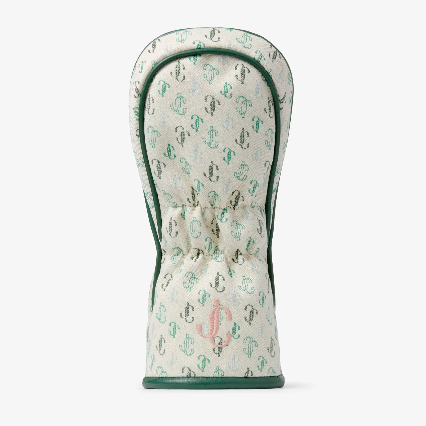 Jimmy Choo / Malbon 2.0 Head Cover Medium Monogram Embroidered Canvas Hybrid Cover