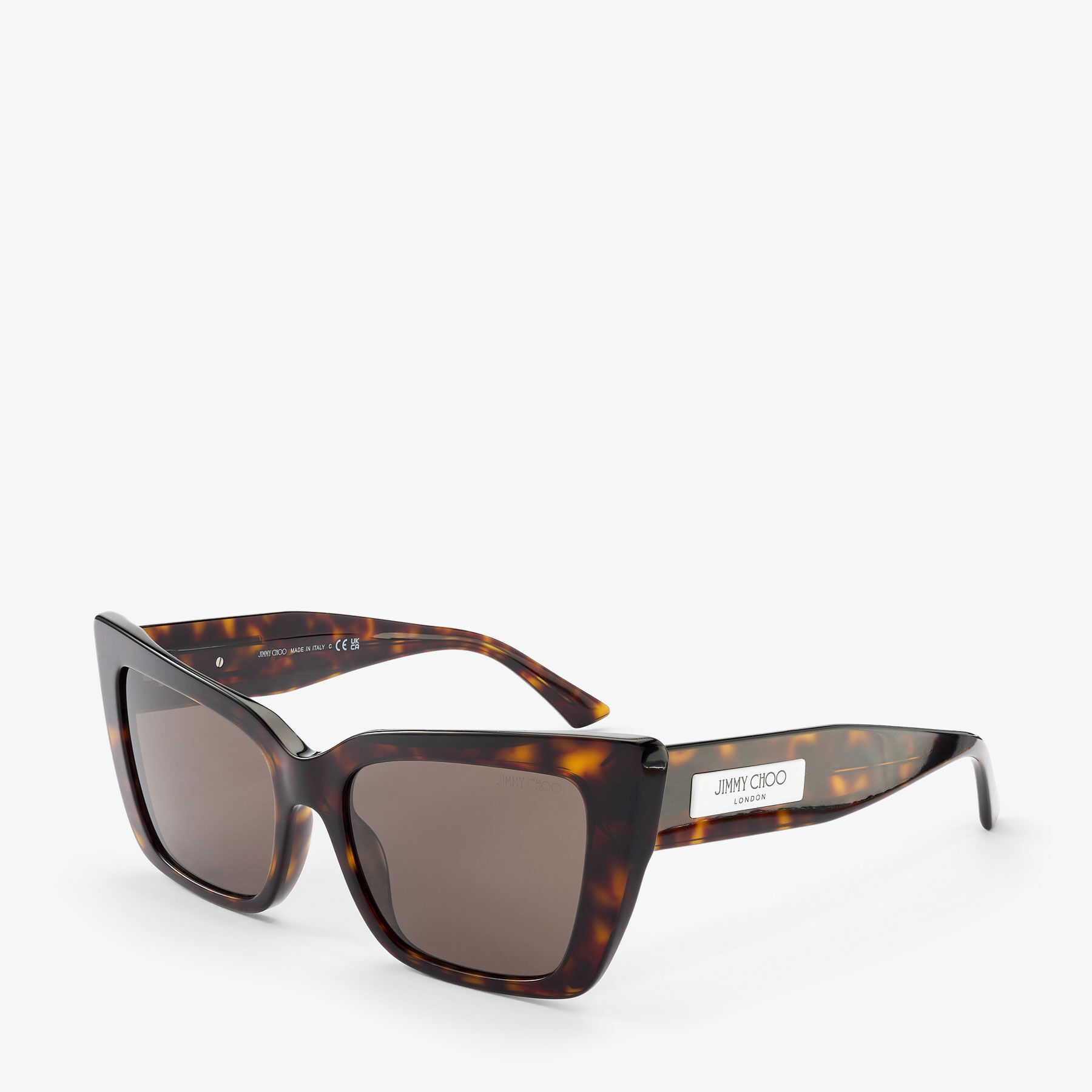 Evadine  Brown Havana Butterfly Sunglasses