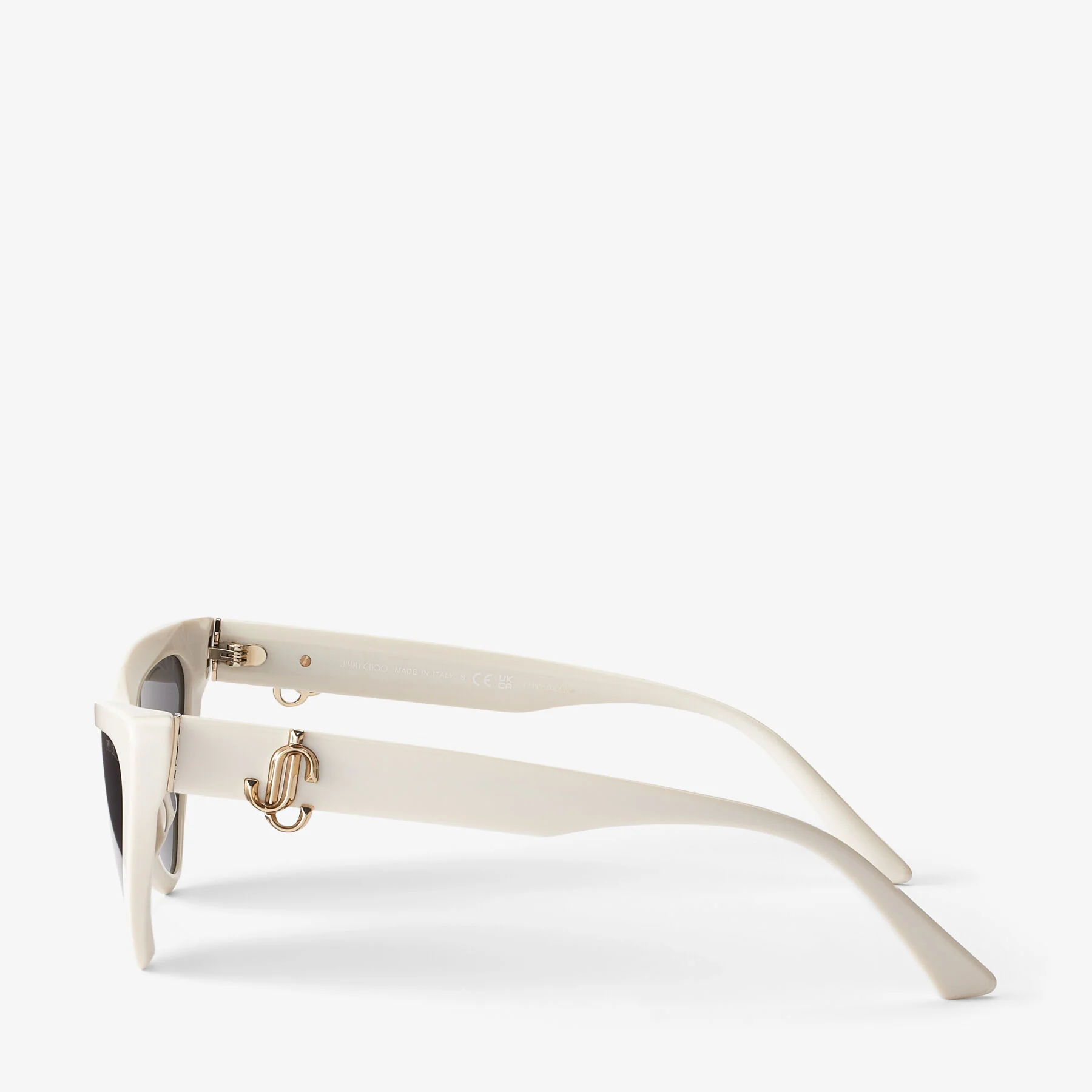 Sol White Cat Eye Sunglasses