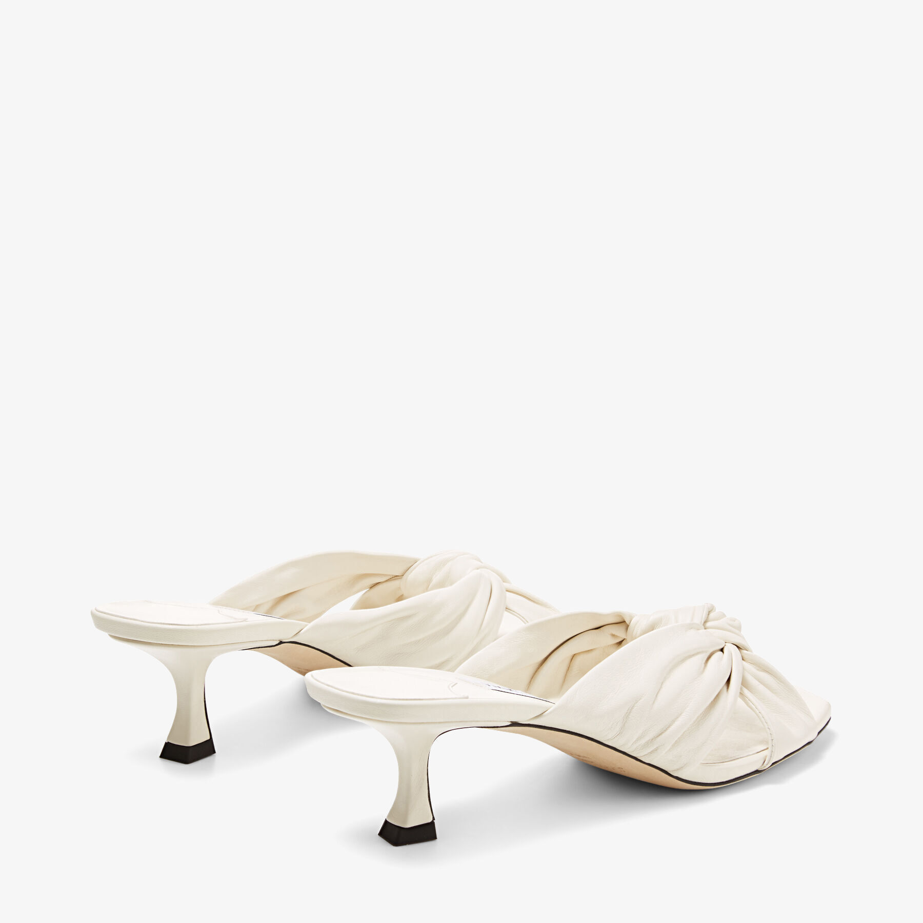 Avenue 50 Latte Nappa Leather Mules
