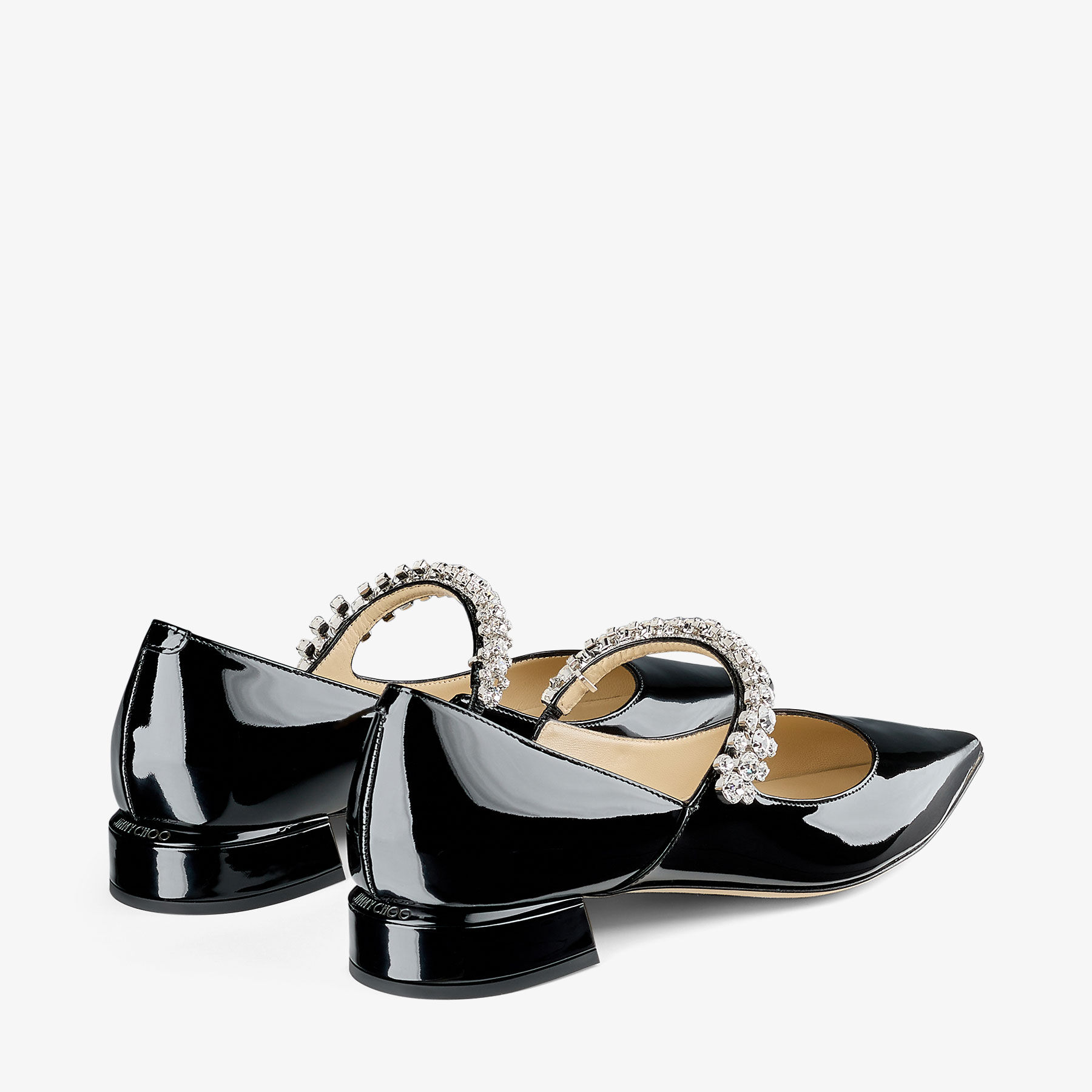 Bing Pump Flat Black Patent Leather Flats
