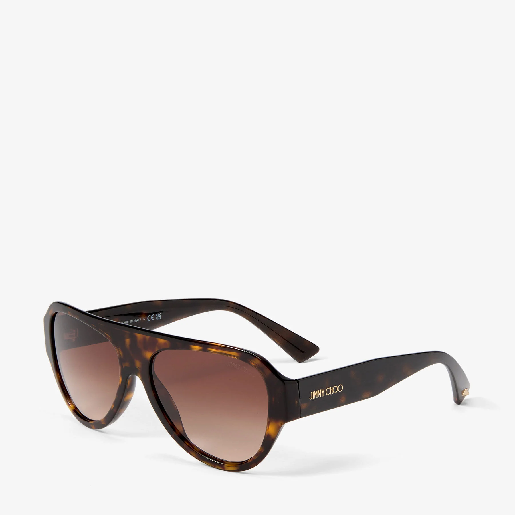 Eira Brown Havana Aviator Sunglasses