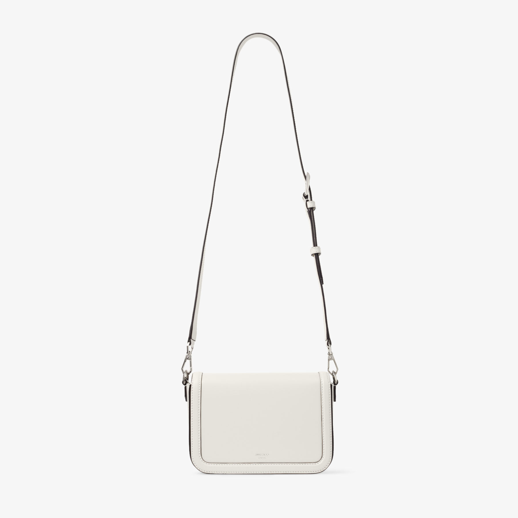 Diamond Crossbody Latte Leather Crossbody Bag