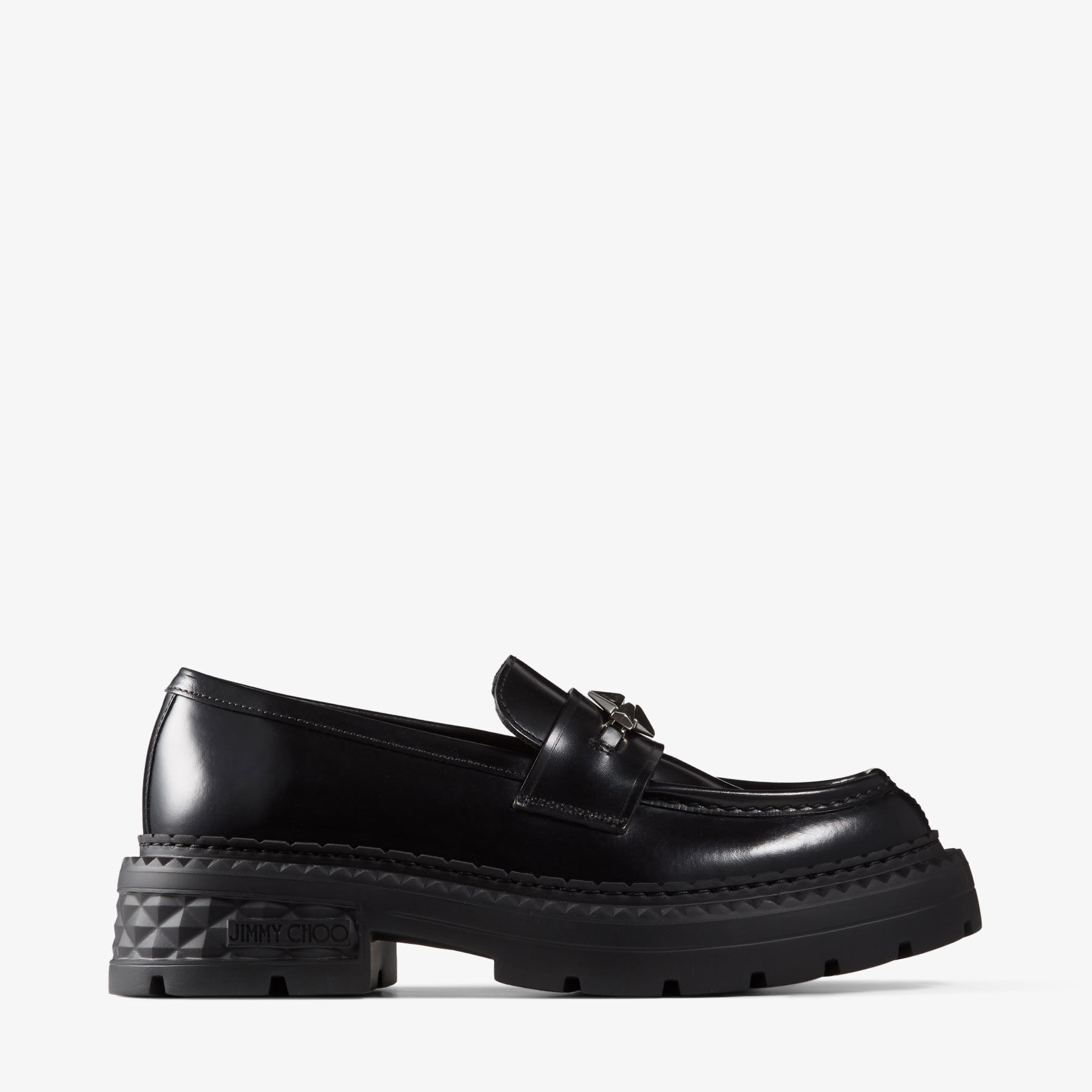 Marlow Diamond F Black Soft Calf Leather Shoes