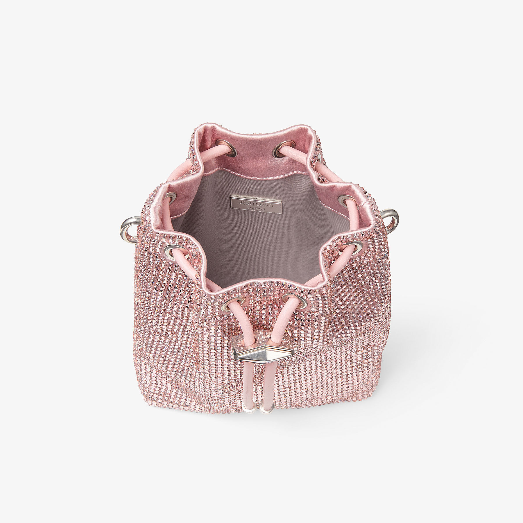 Cinch Mini Rose Satin Crystal Mini Bag