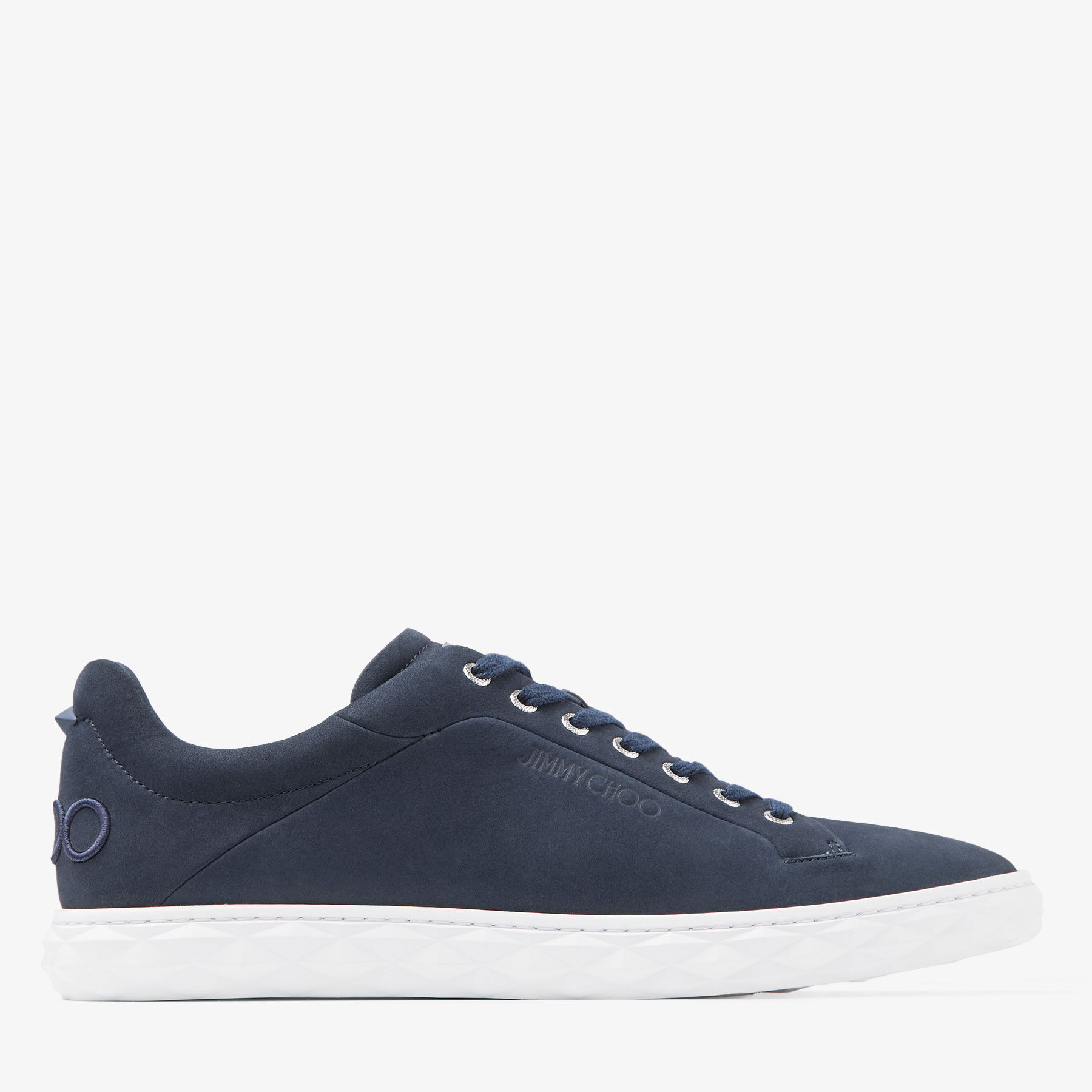 Diamond Light M II Navy Nubuck Leather Trainers