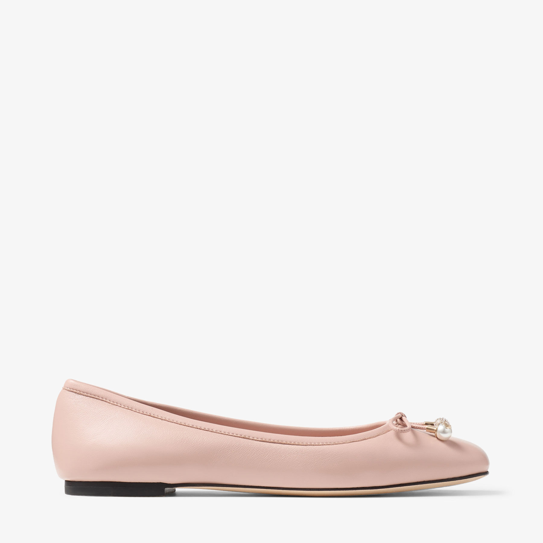 Elme Flat Macaron Nappa Leather Flats