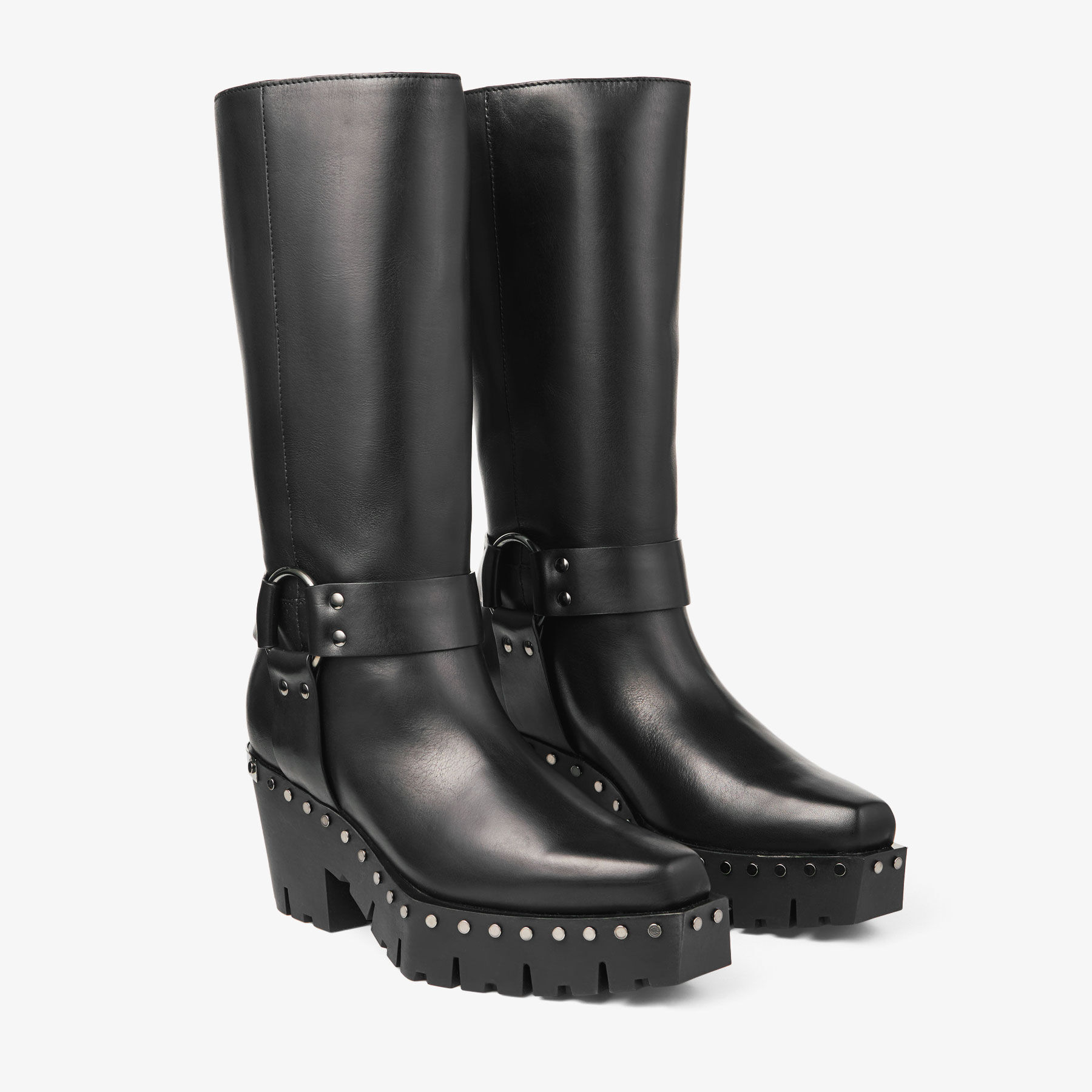 Quin 75 Black Vachetta Leather Boots