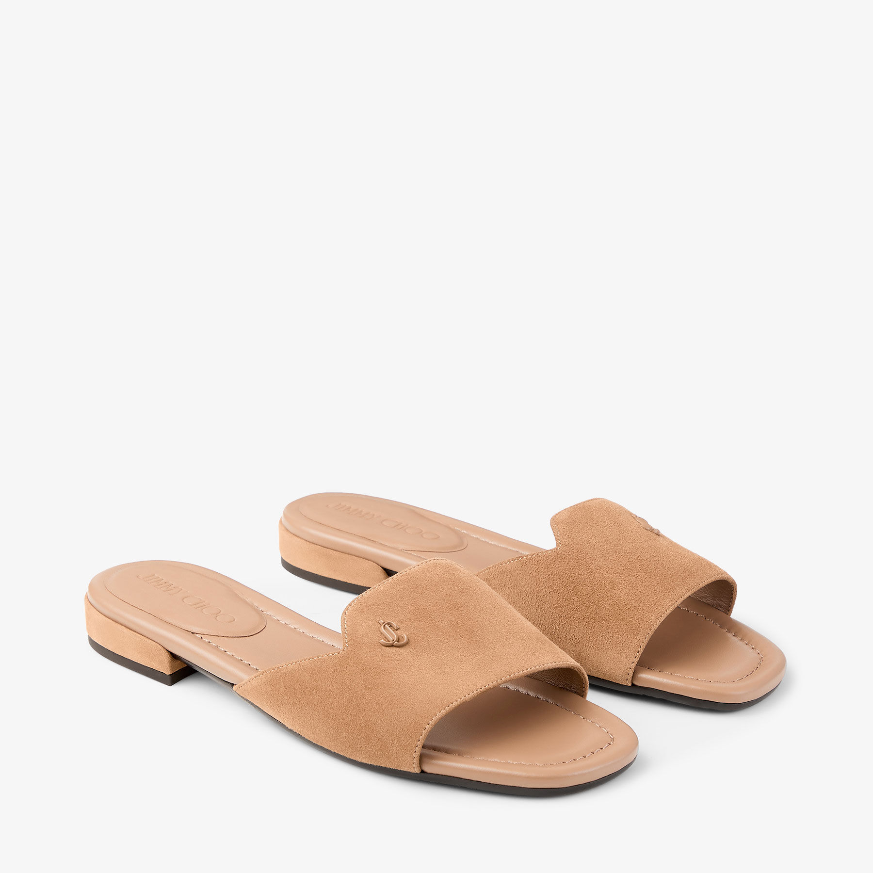 Dina Flat Toffee Suede Flats