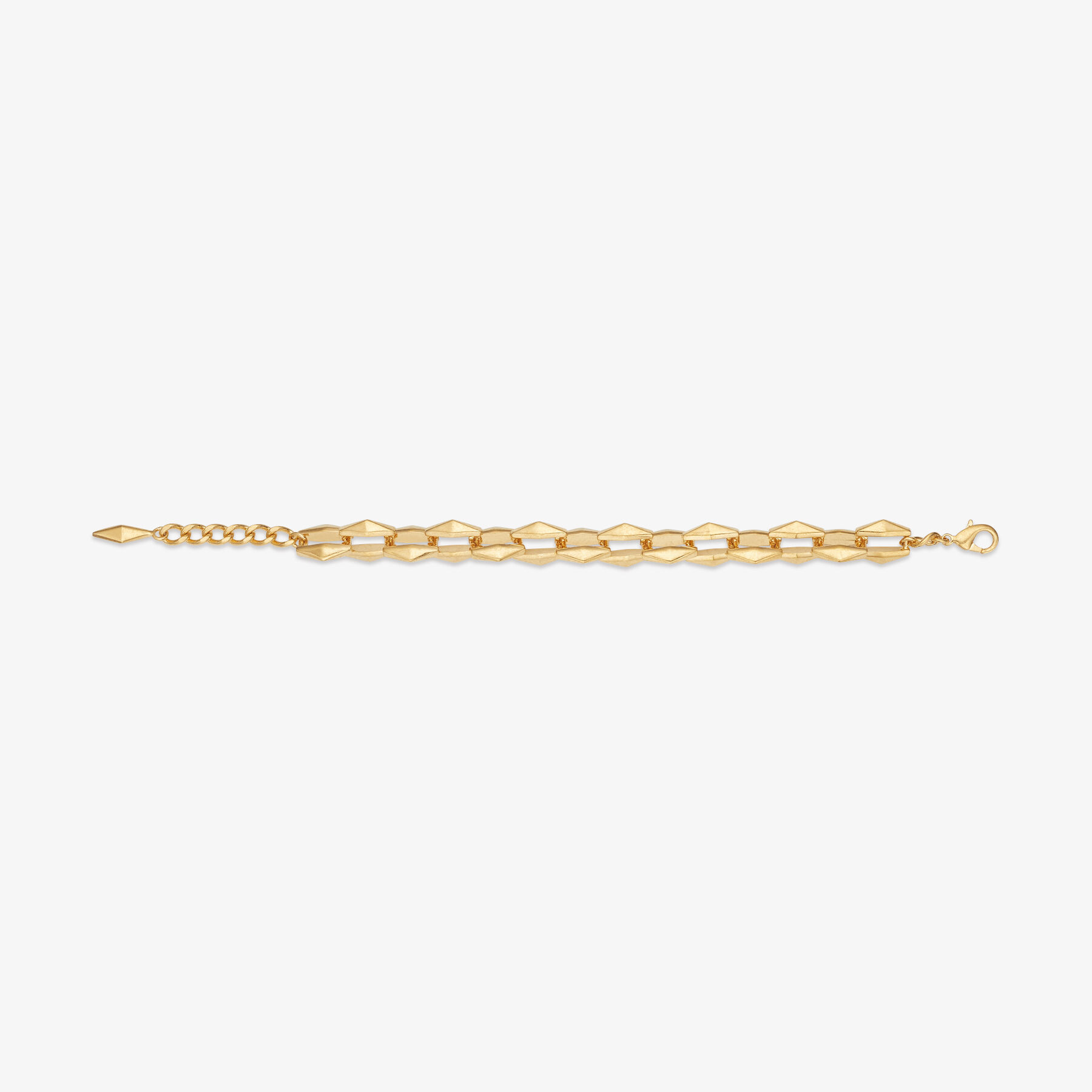 Diamond Chain Bracelet Gold-Finish Diamond Chain Bracelet