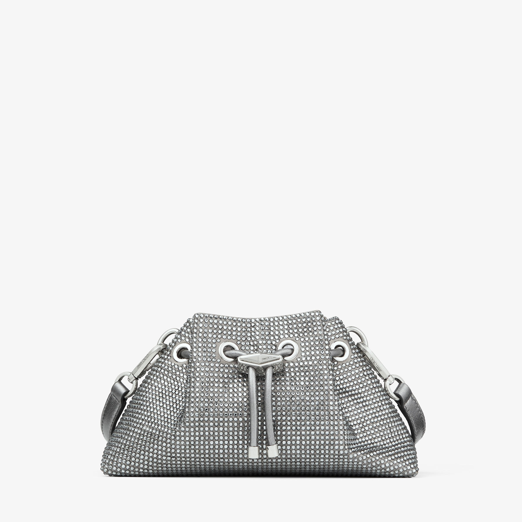 Cinch S Ash Satin Crystal Bag