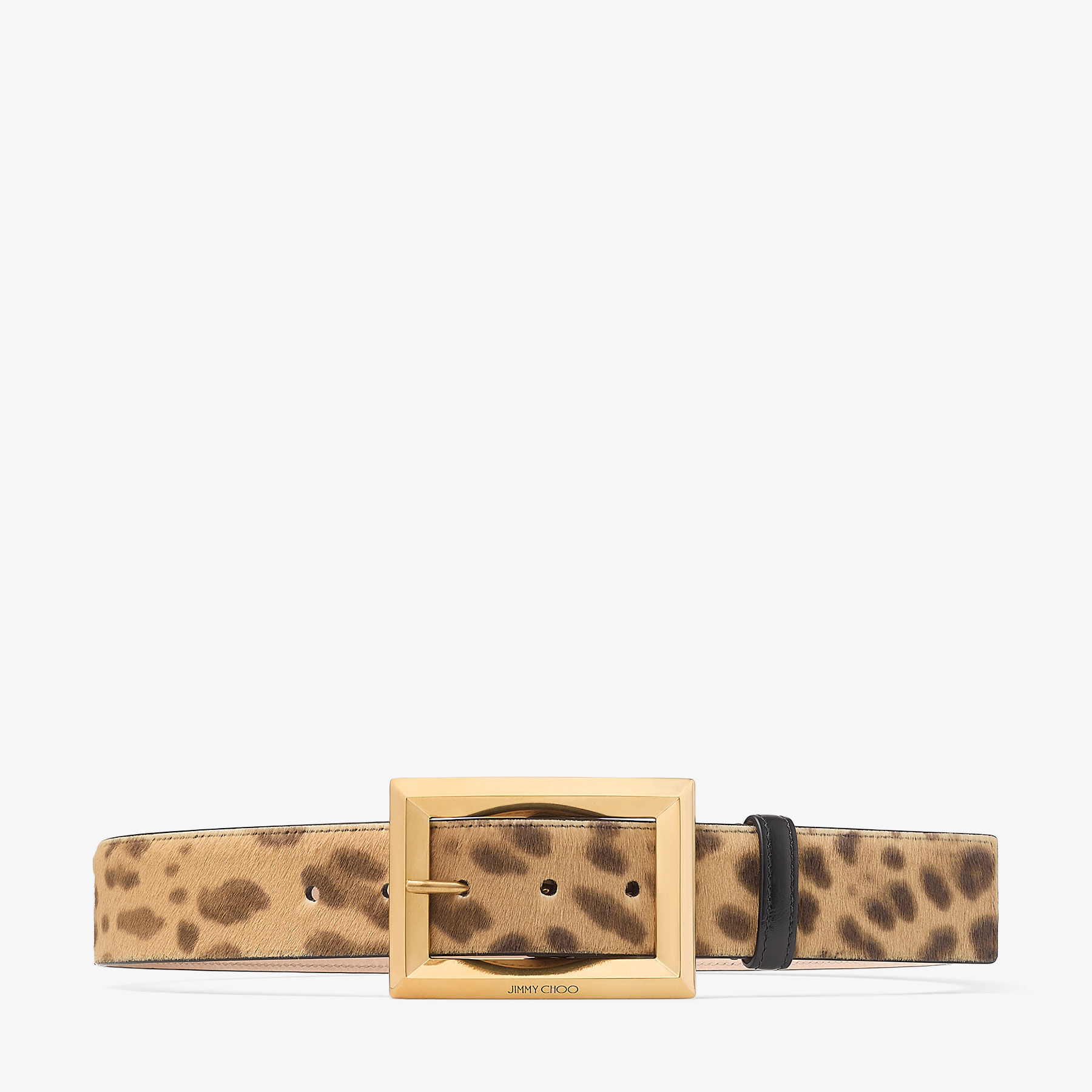 Arlie Natural Leopard Print Pony Belt