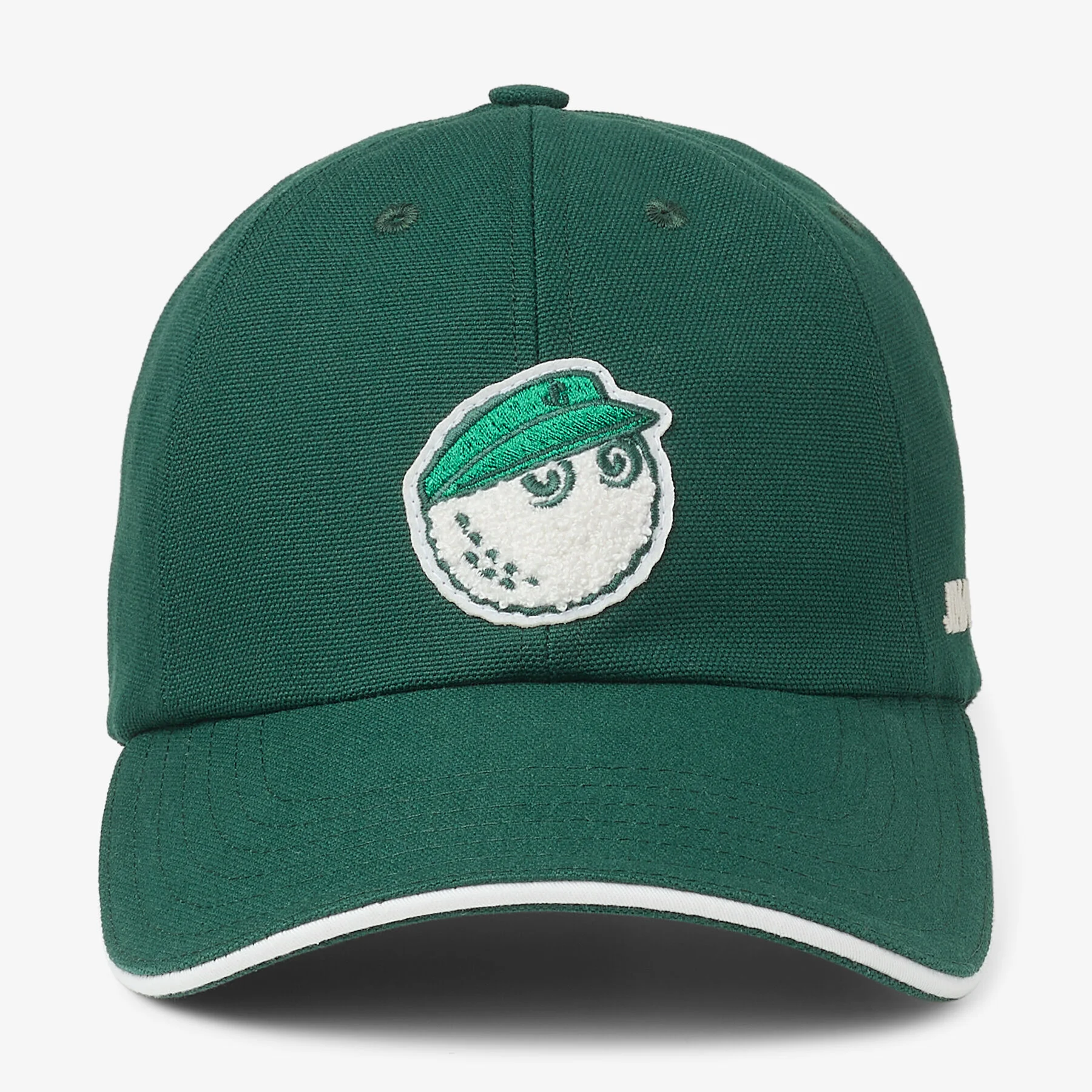 Jimmy Choo / Malbon 2.0 Cap Malbon Green Embroidered Cotton Cap